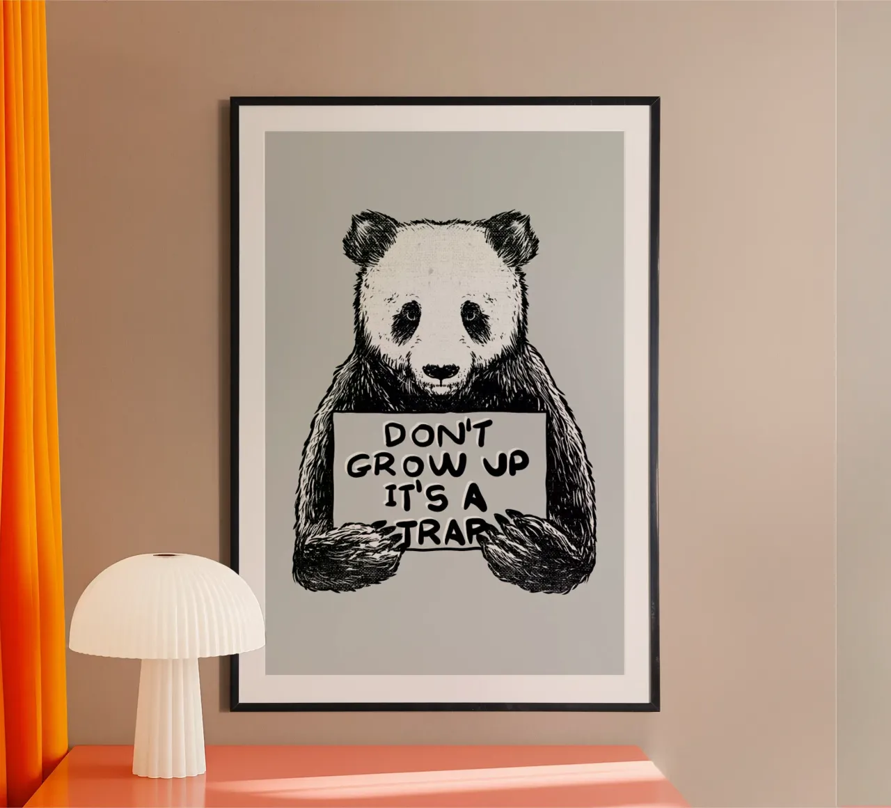 Don't Grow up carta hahnemühle da Tobe Fonseca