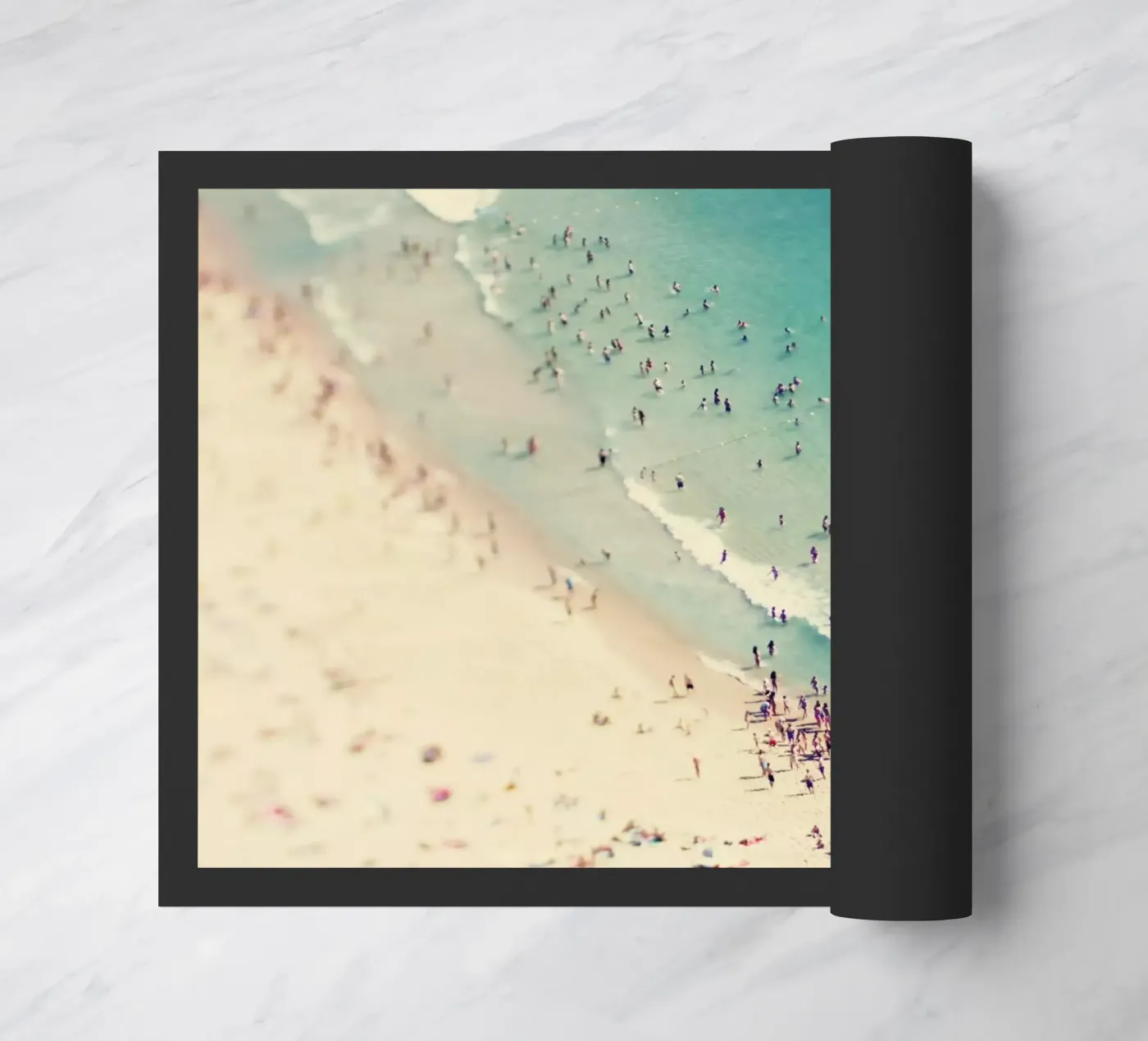 Beach Summer doormat by Ingrid Beddoes