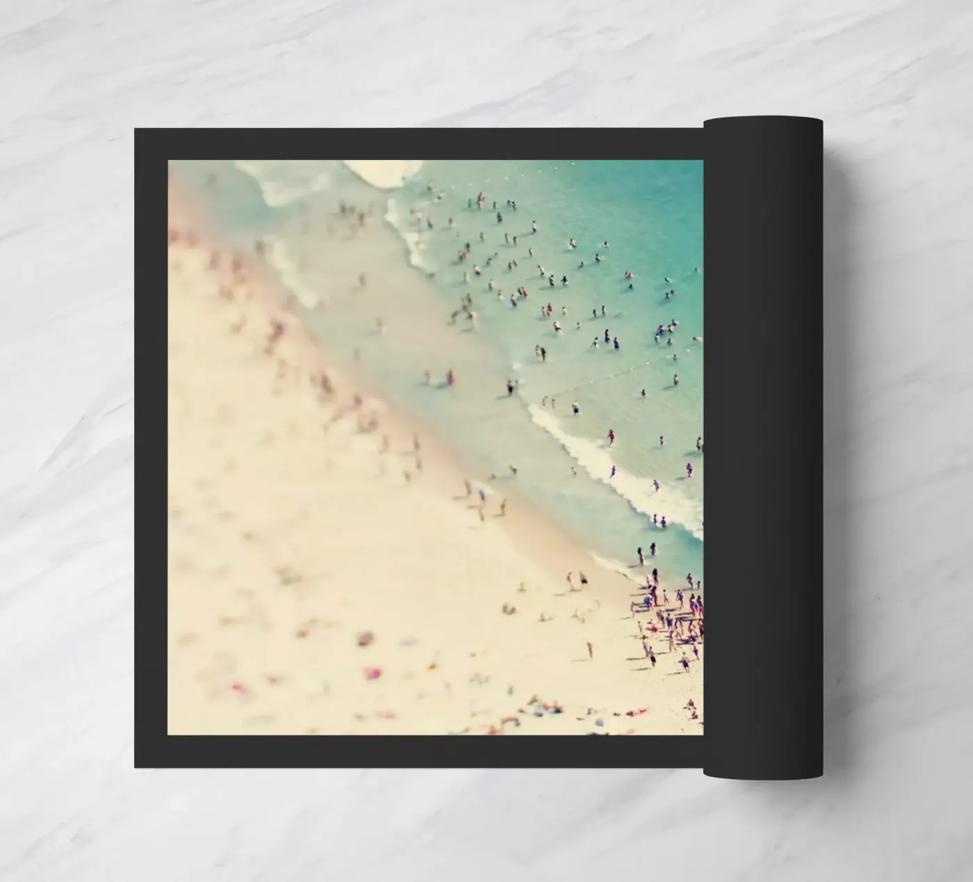 Beach Summer doormat by Ingrid Beddoes