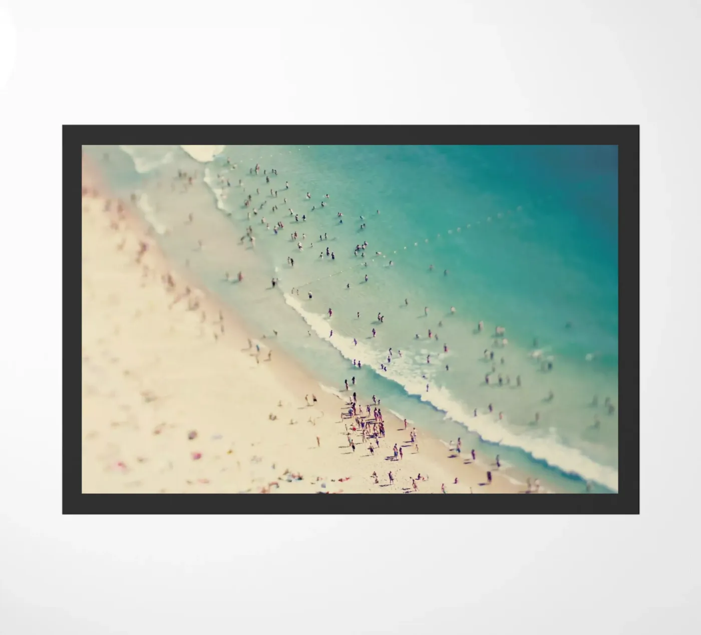 Beach Summer doormat by Ingrid Beddoes