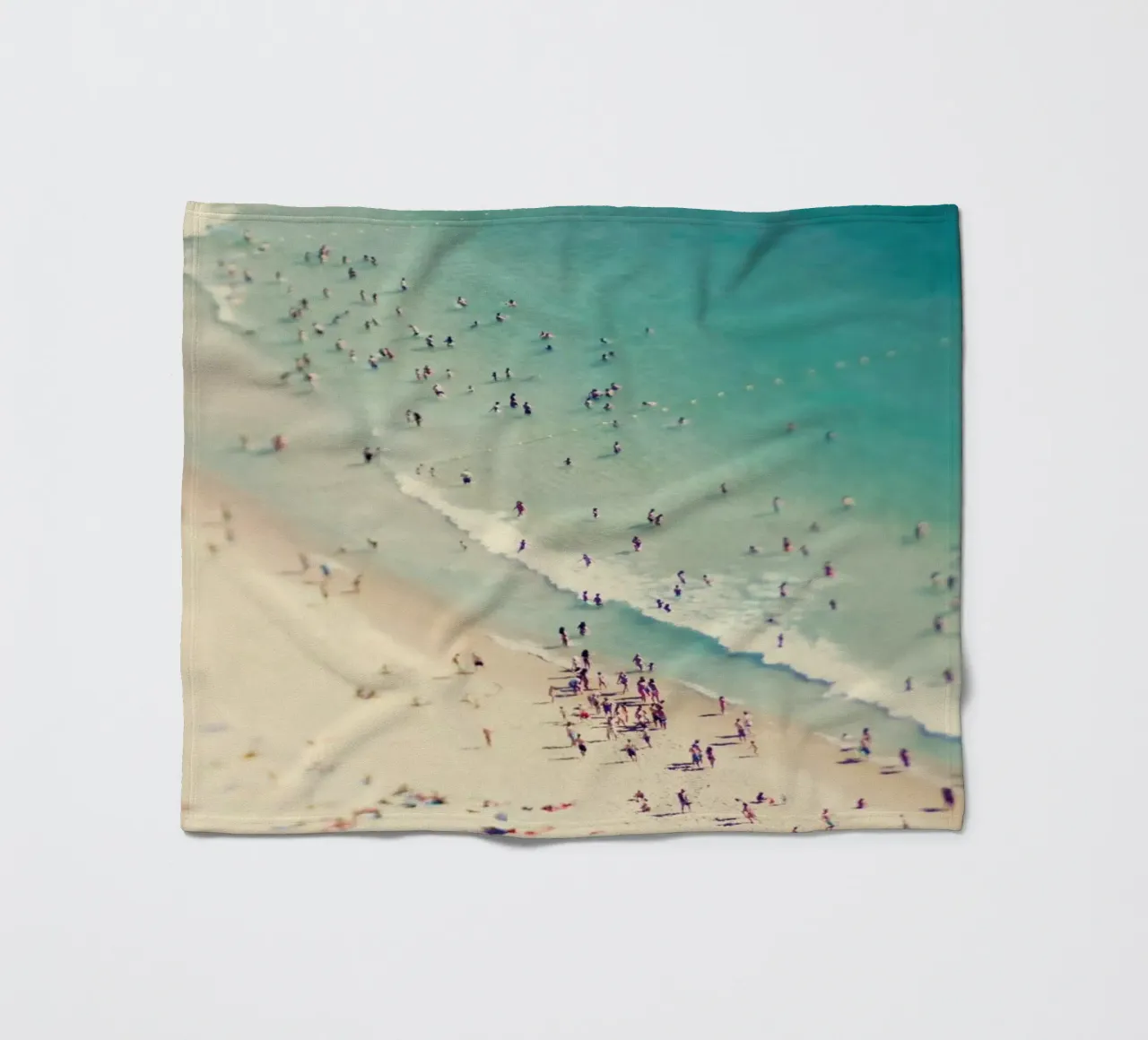 Beach Summer Fleecedecke von Ingrid Beddoes