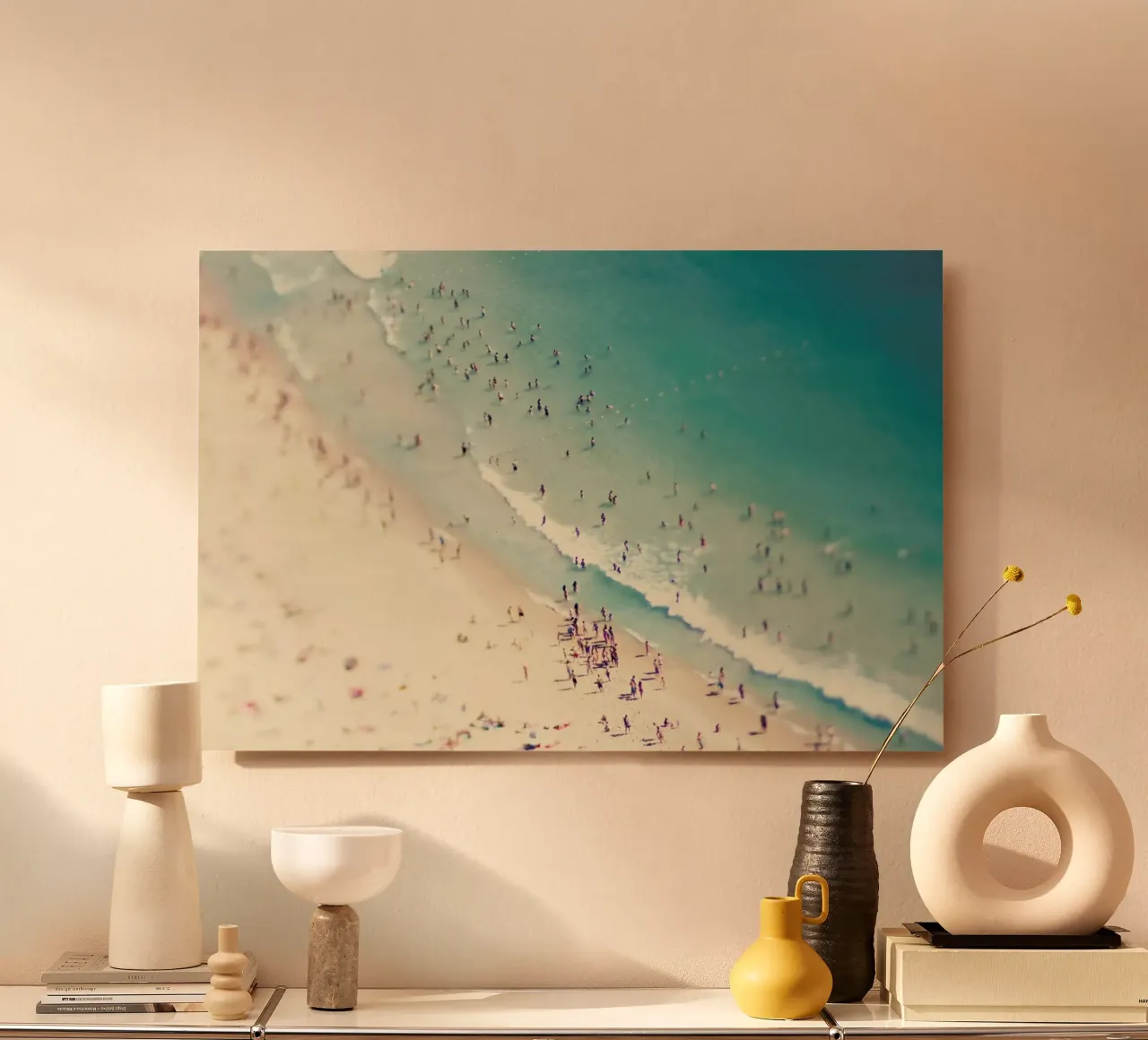 Beach Summer alluminio dibond da Ingrid Beddoes