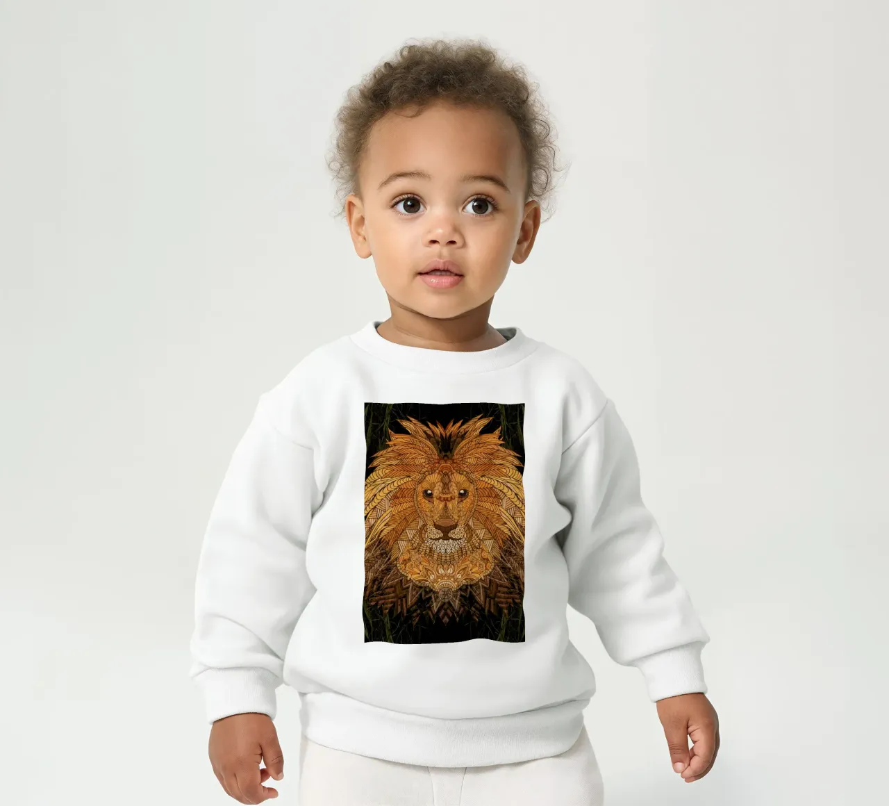 King Lion felpa neonato da Angelika Parker