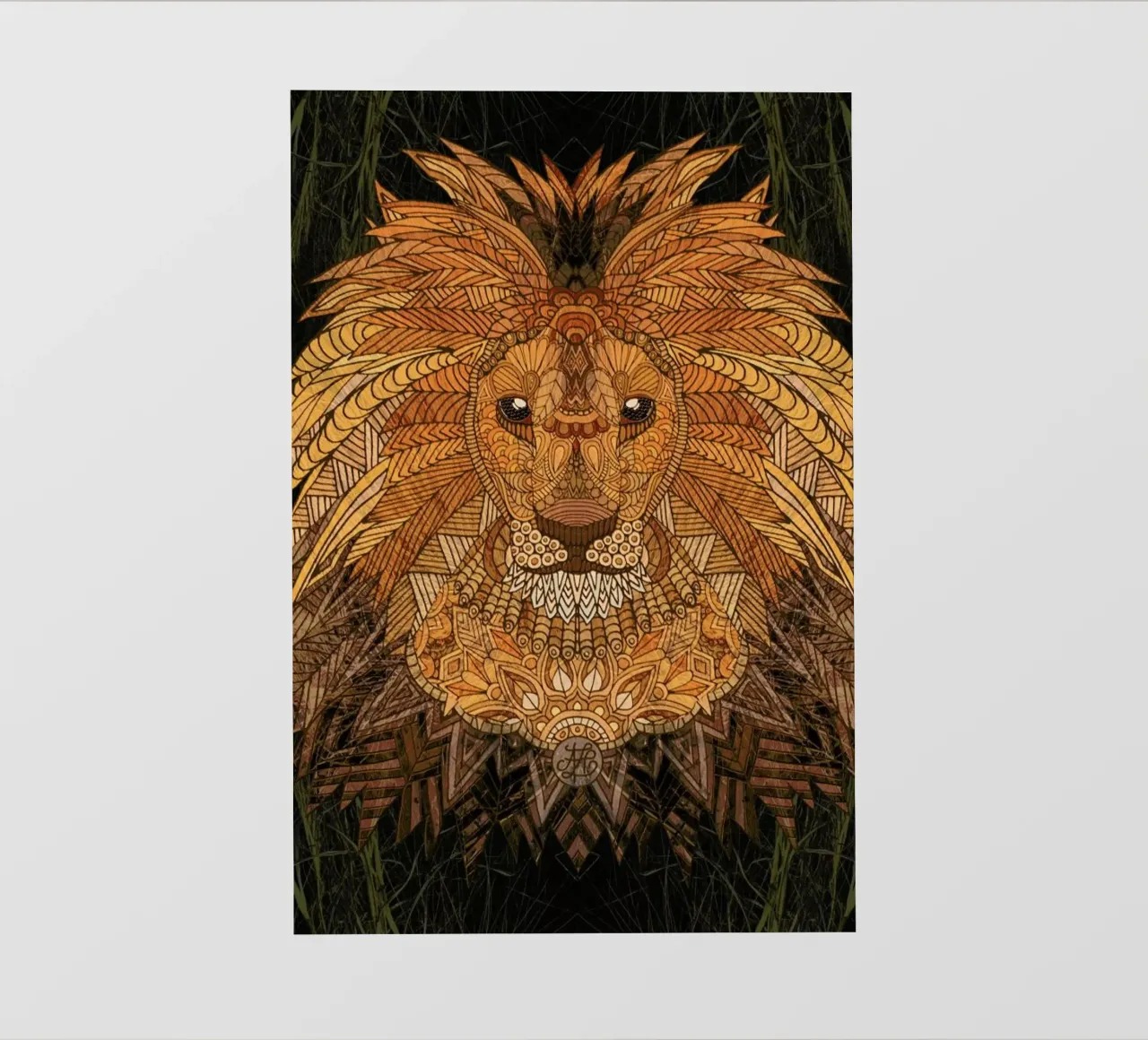 King Lion pellicola backlit da Angelika Parker