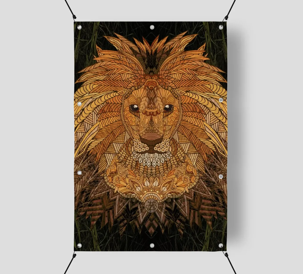 King Lion telo in pvc da Angelika Parker