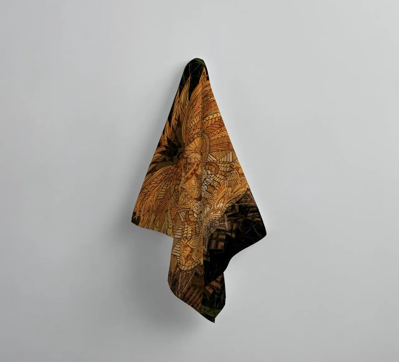 King Lion towel by Angelika Parker