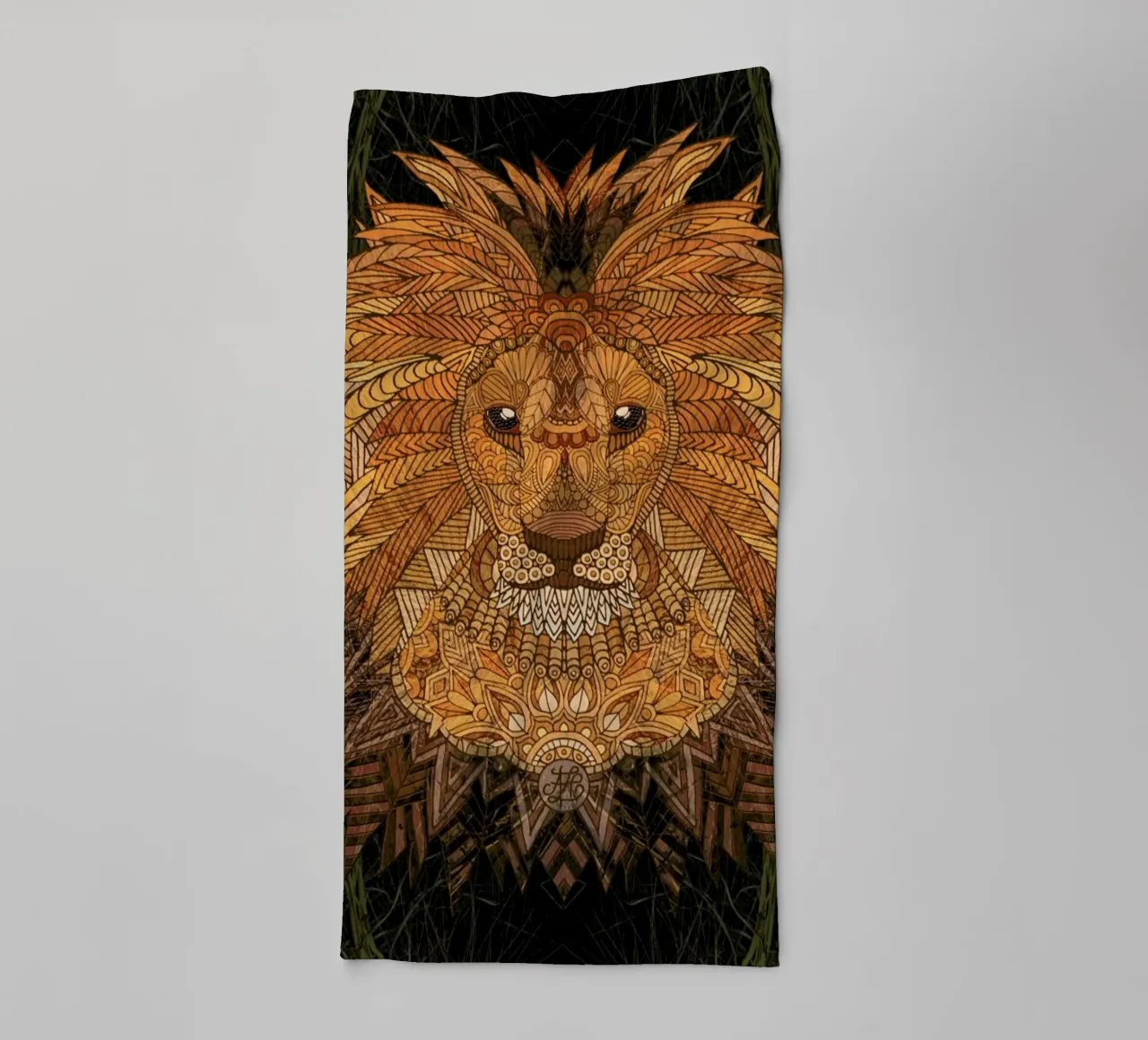 King Lion towel by Angelika Parker