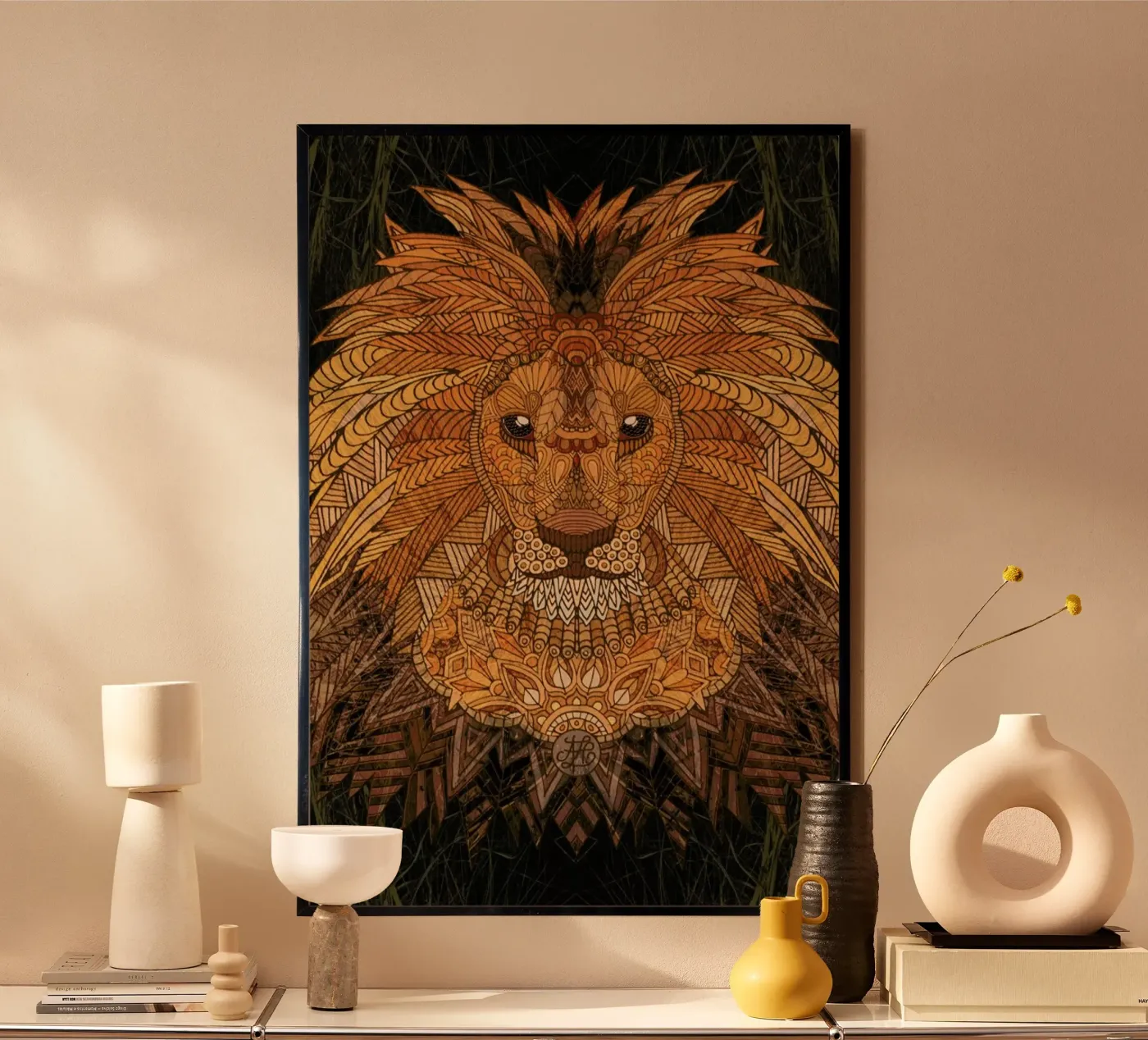 King Lion poster da Angelika Parker
