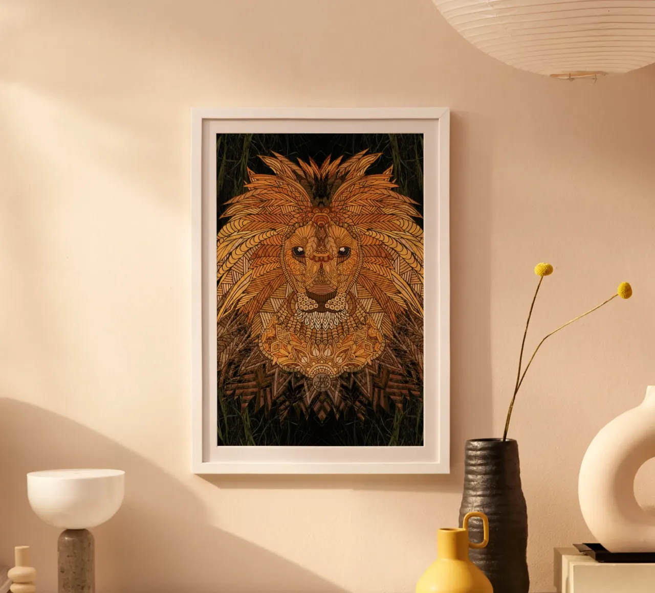 King Lion poster da Angelika Parker