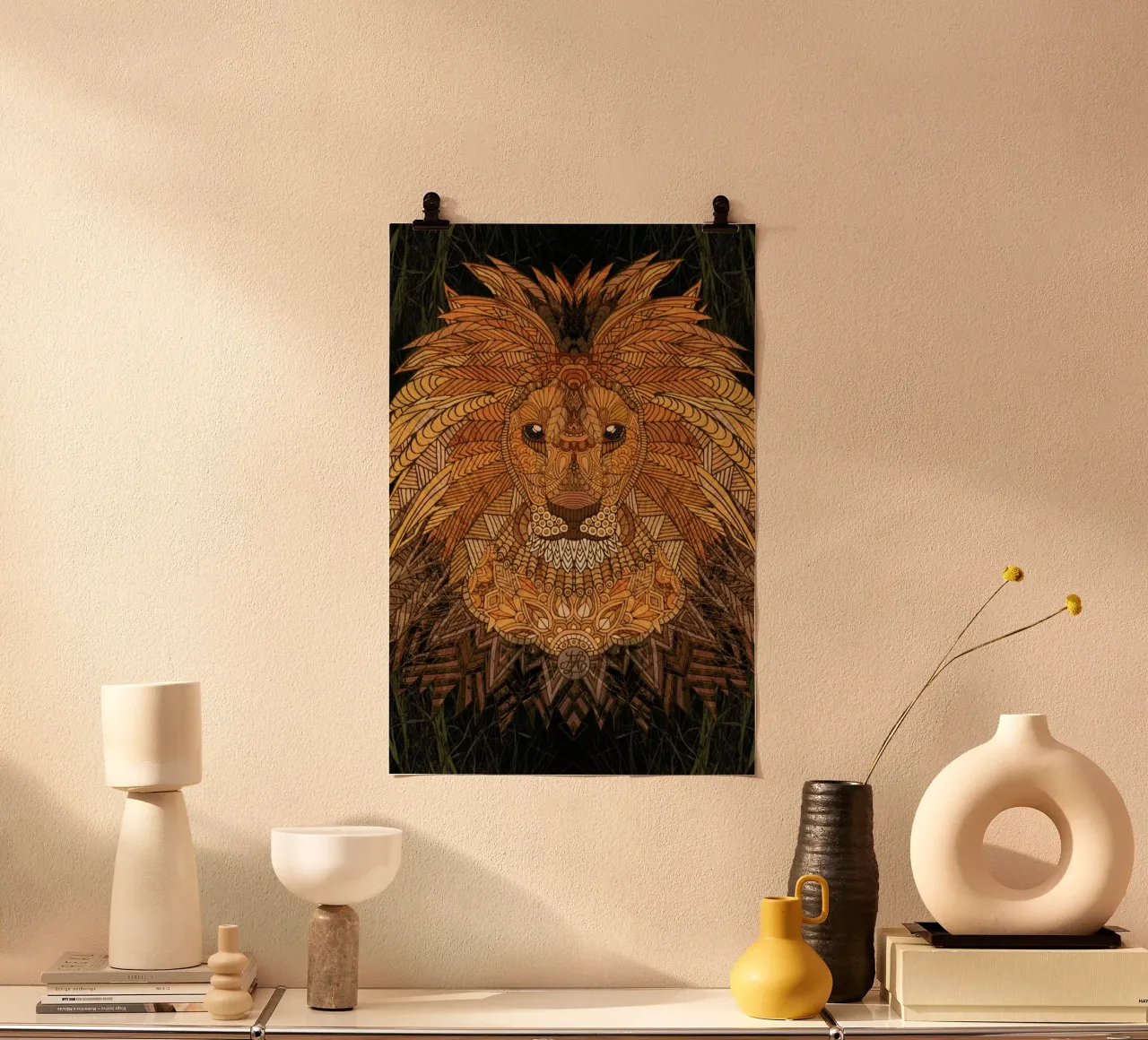 King Lion poster da Angelika Parker