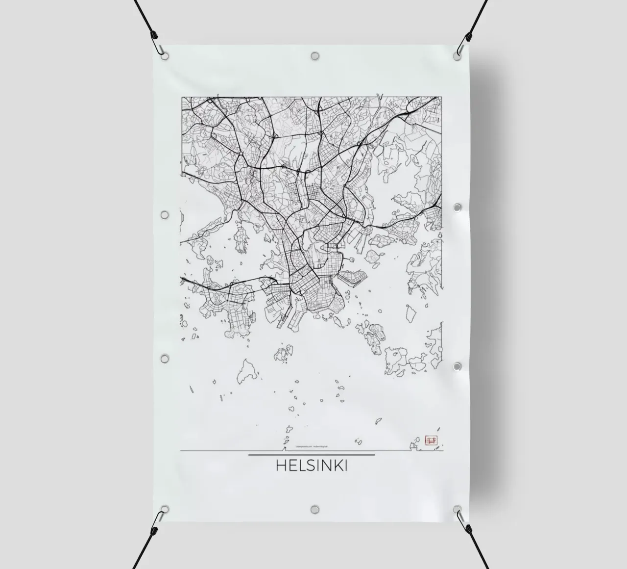 Helsinki Minimal telo in pvc da Hubert Roguski