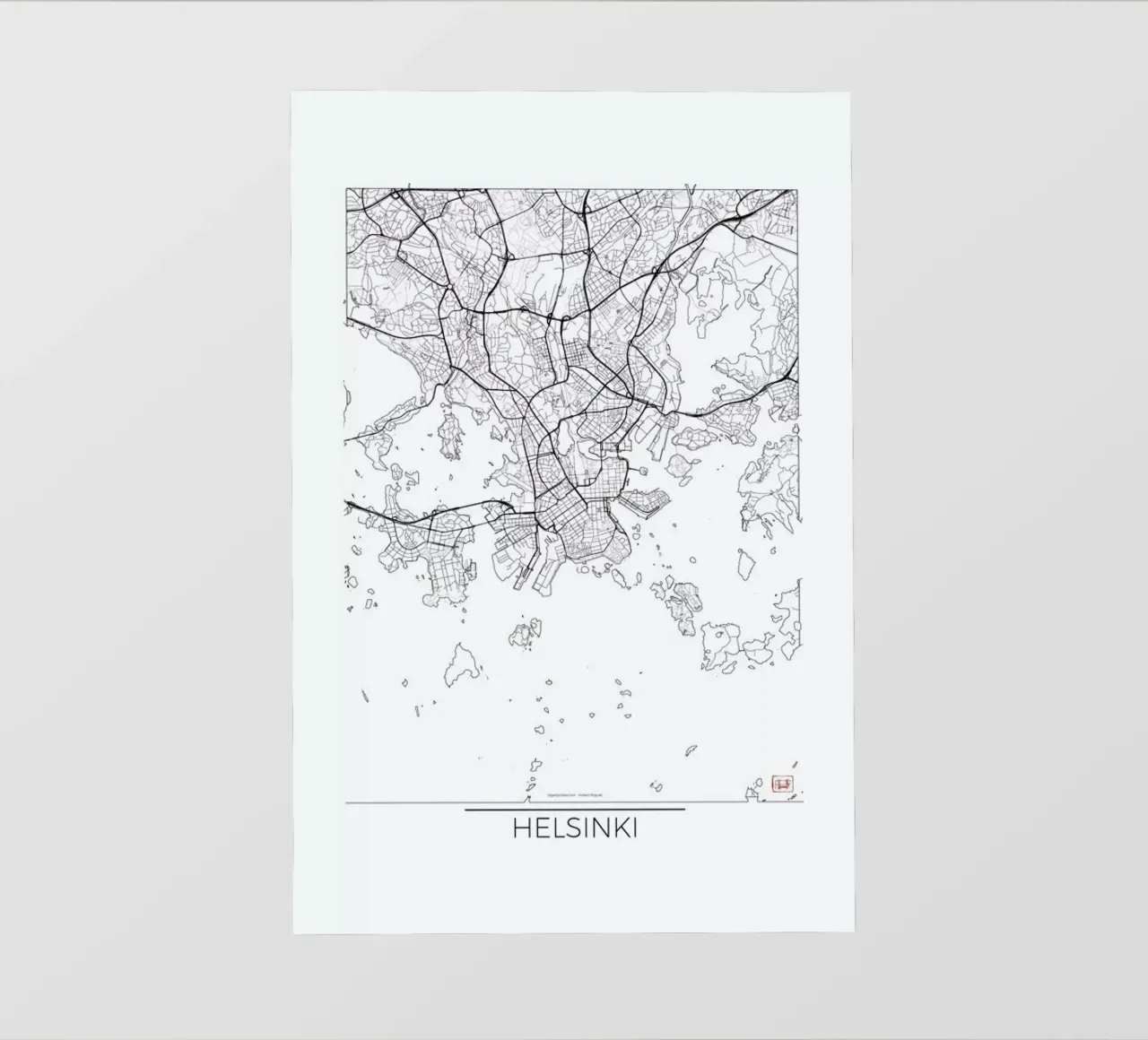 Helsinki Minimal telo in pvc da Hubert Roguski