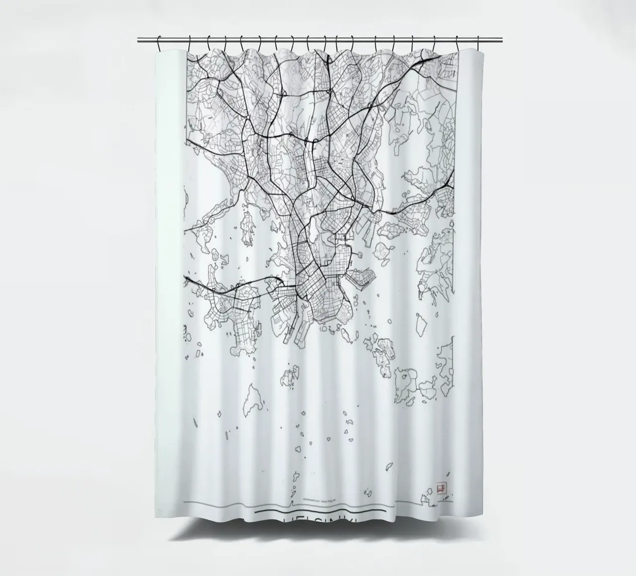 Helsinki Minimal tenda da doccia da Hubert Roguski