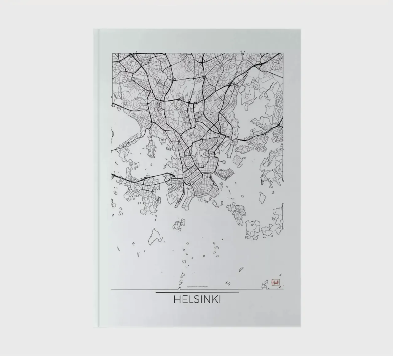 Helsinki Minimal notebook by Hubert Roguski