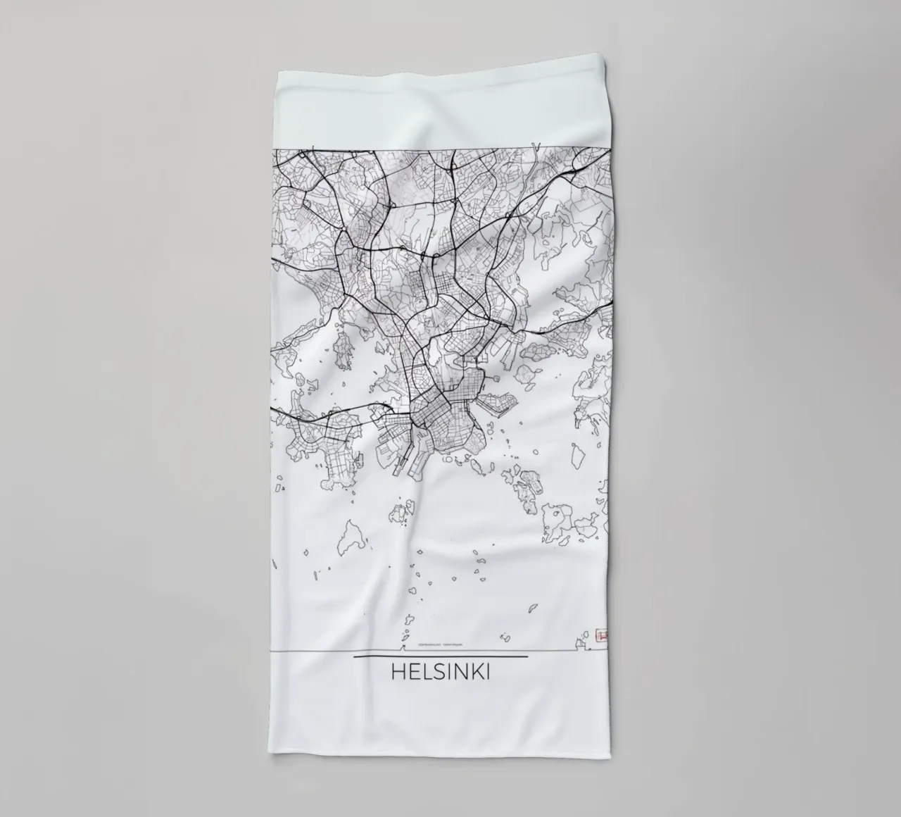 Helsinki Minimal asciugamano da bagno da Hubert Roguski