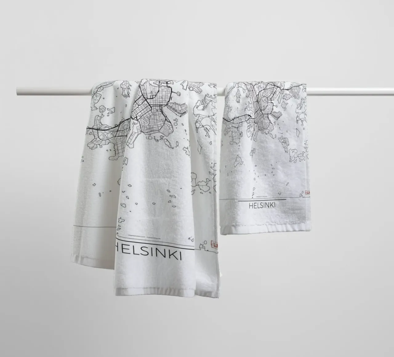 Helsinki Minimal asciugamano da bagno da Hubert Roguski