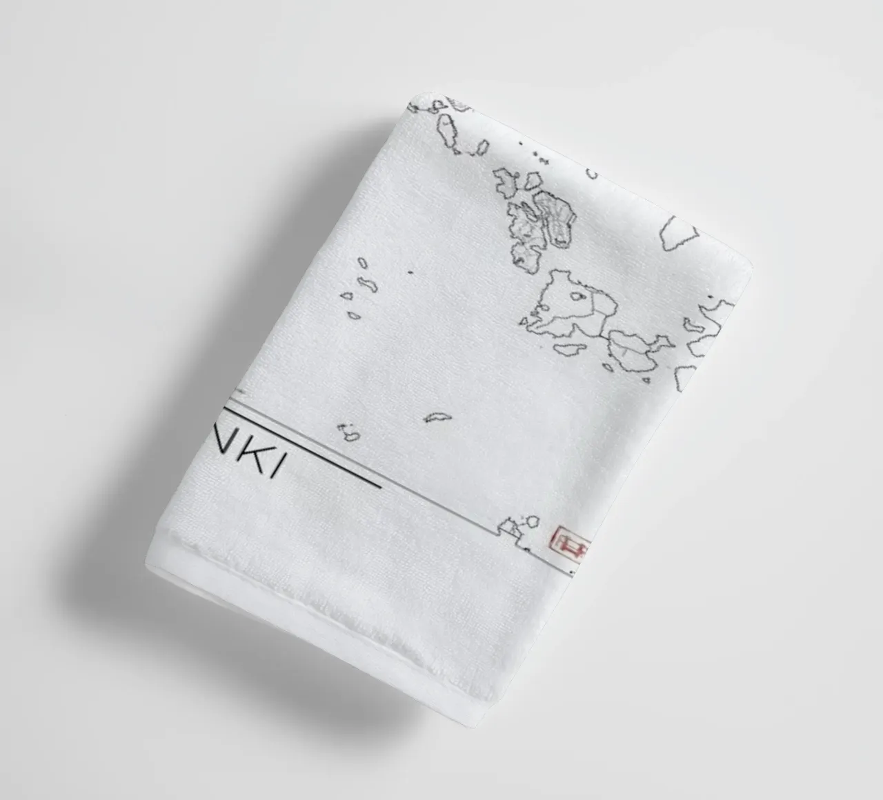 Helsinki Minimal asciugamano da bagno da Hubert Roguski