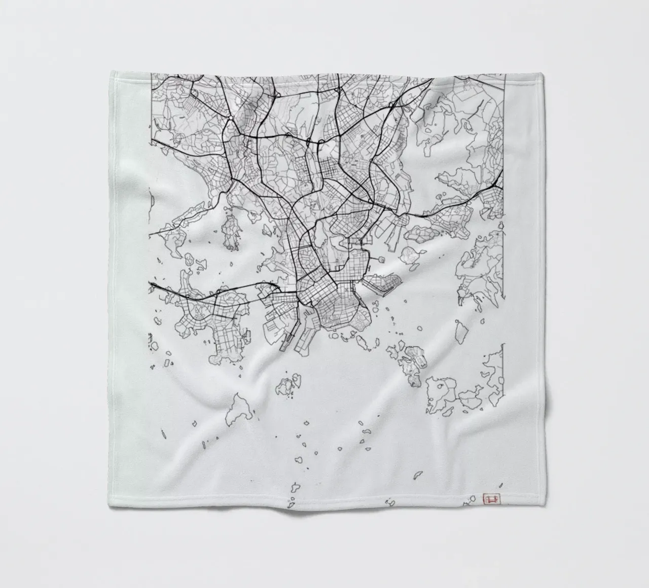 Helsinki Minimal coperta in pile da Hubert Roguski