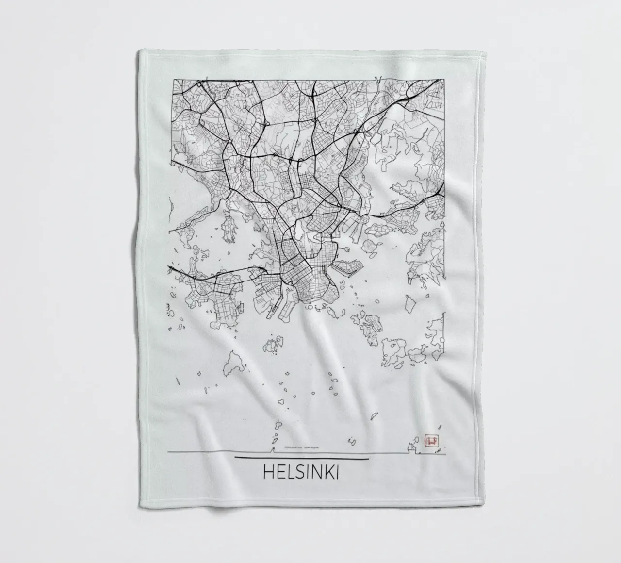 Helsinki Minimal coperta in pile da Hubert Roguski