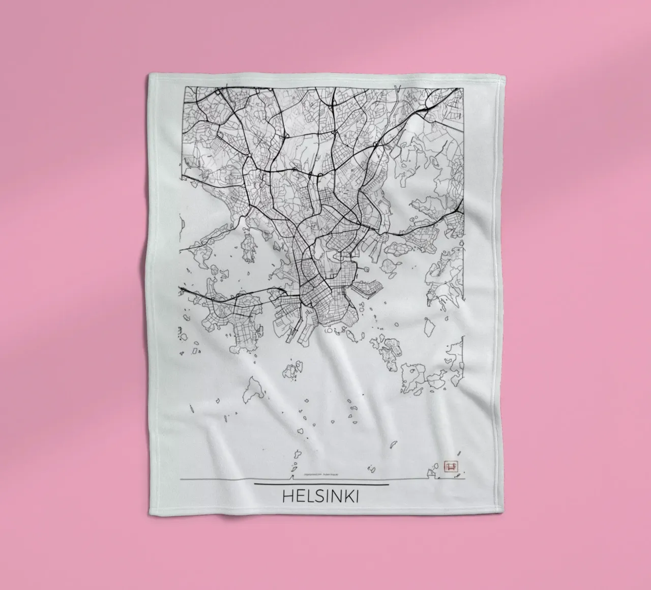 Helsinki Minimal coperta in pile da Hubert Roguski