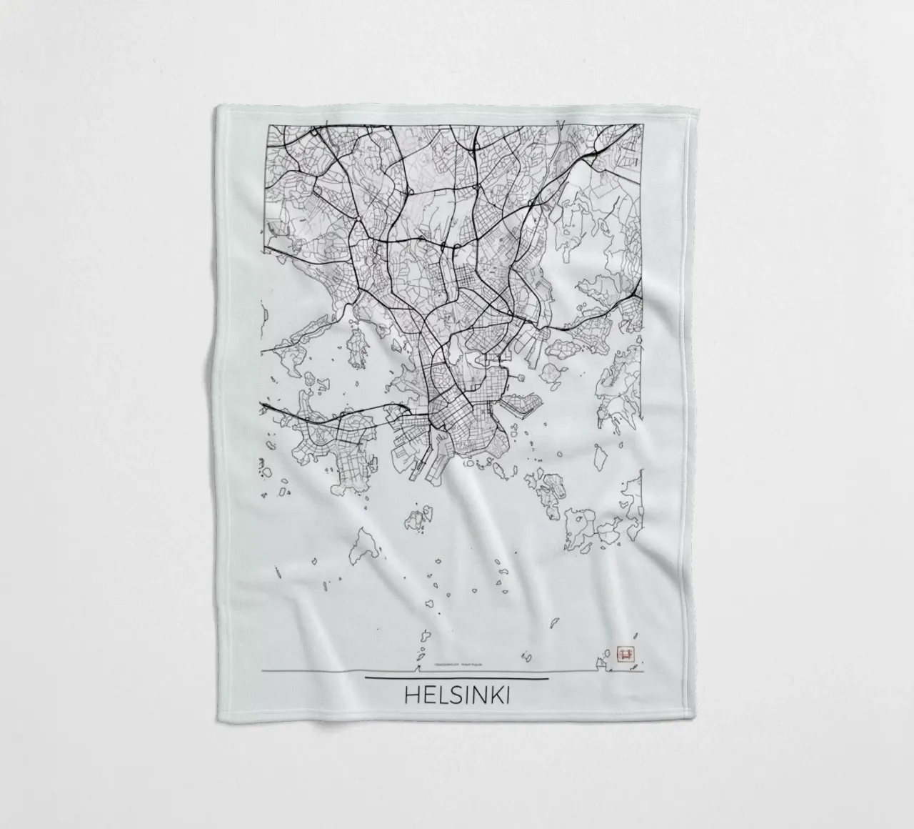 Helsinki Minimal coperta in pile da Hubert Roguski