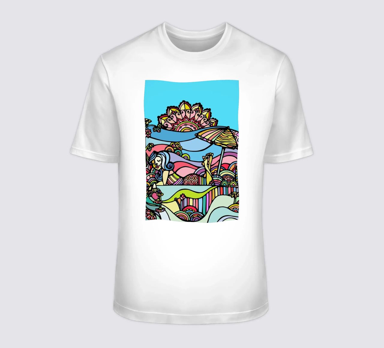 The Beach t-shirt da Ninhol