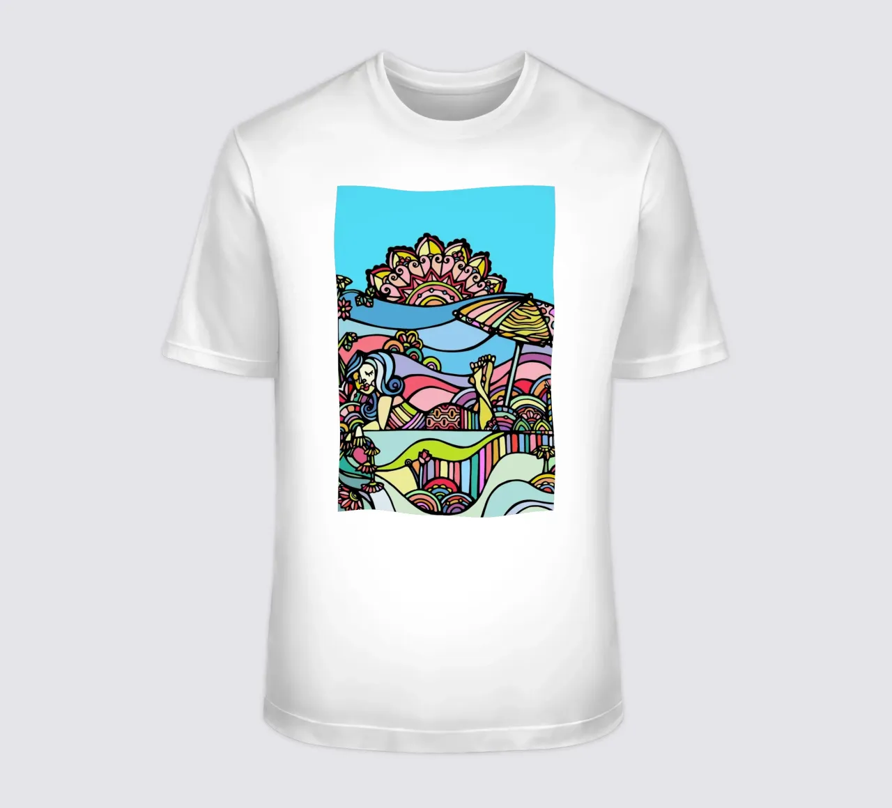 The Beach t-shirt da Ninhol