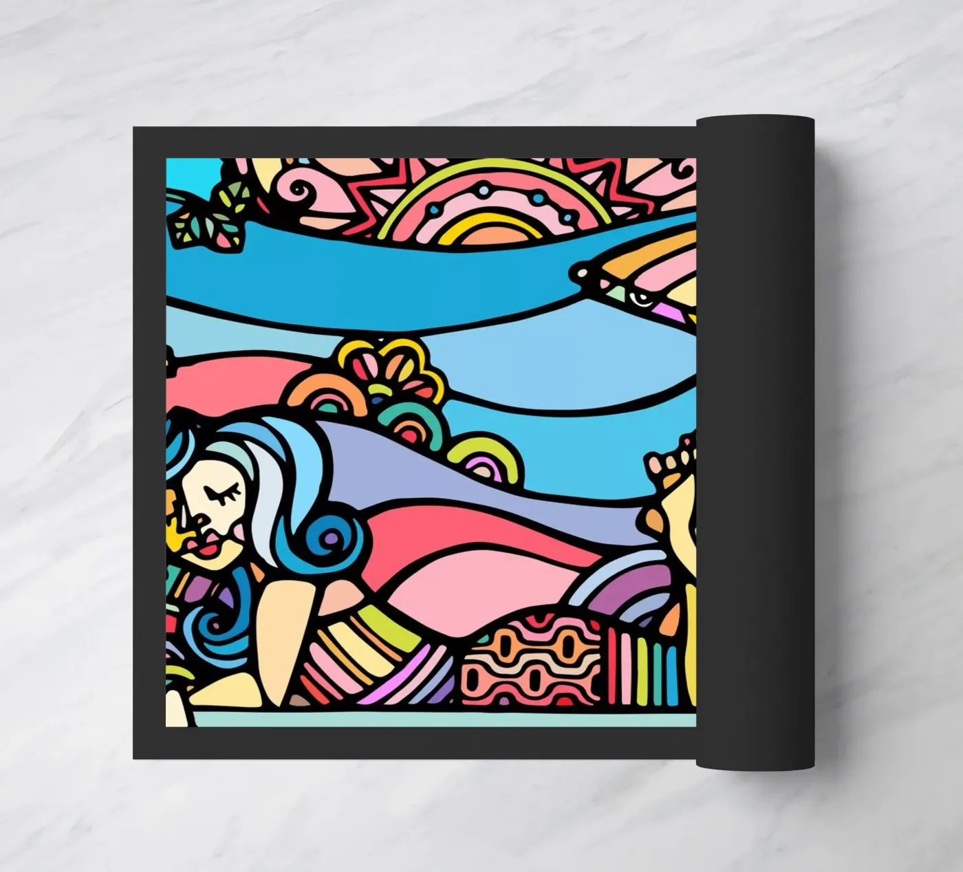 The Beach doormat by Ninhol
