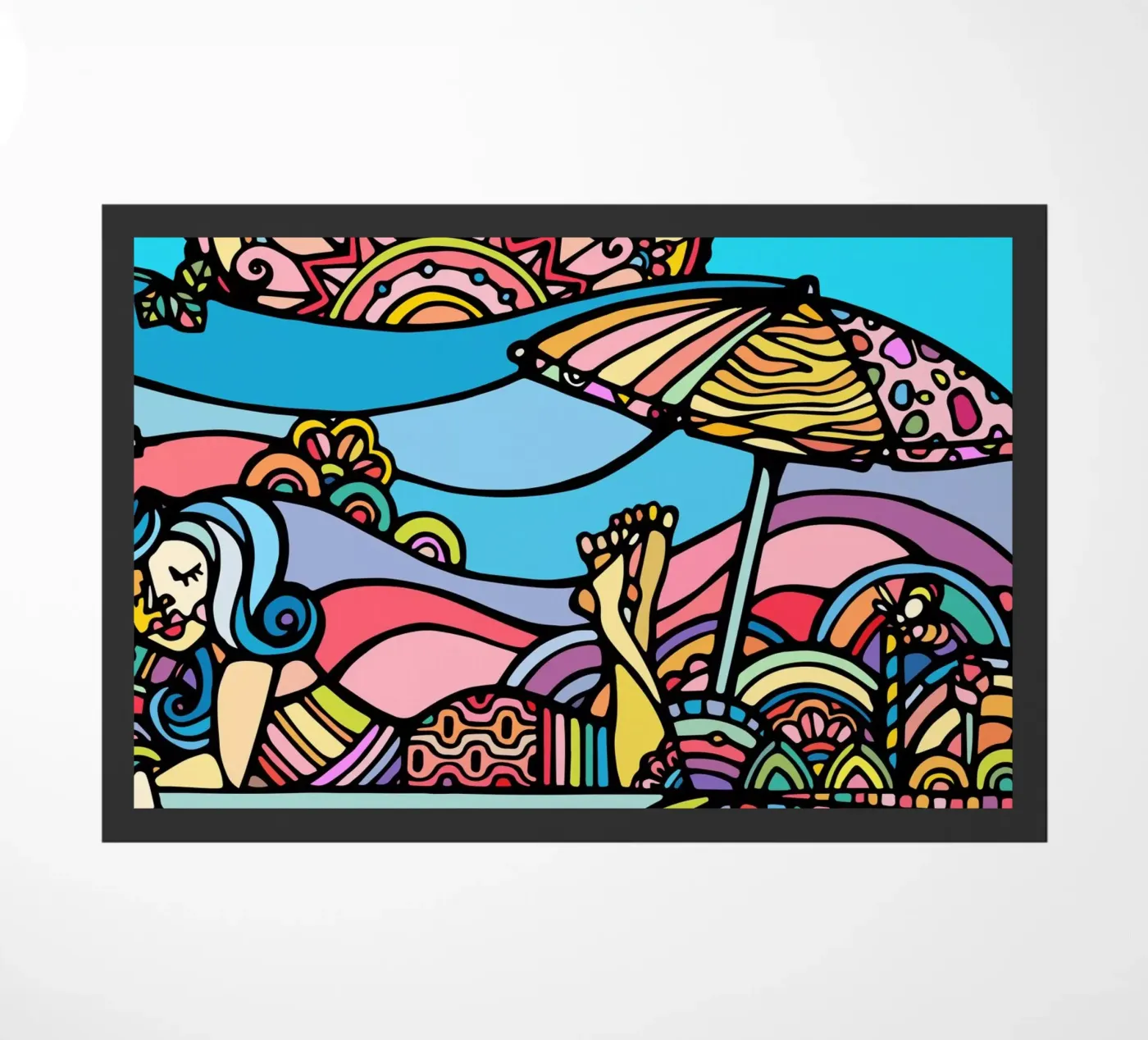 The Beach doormat by Ninhol