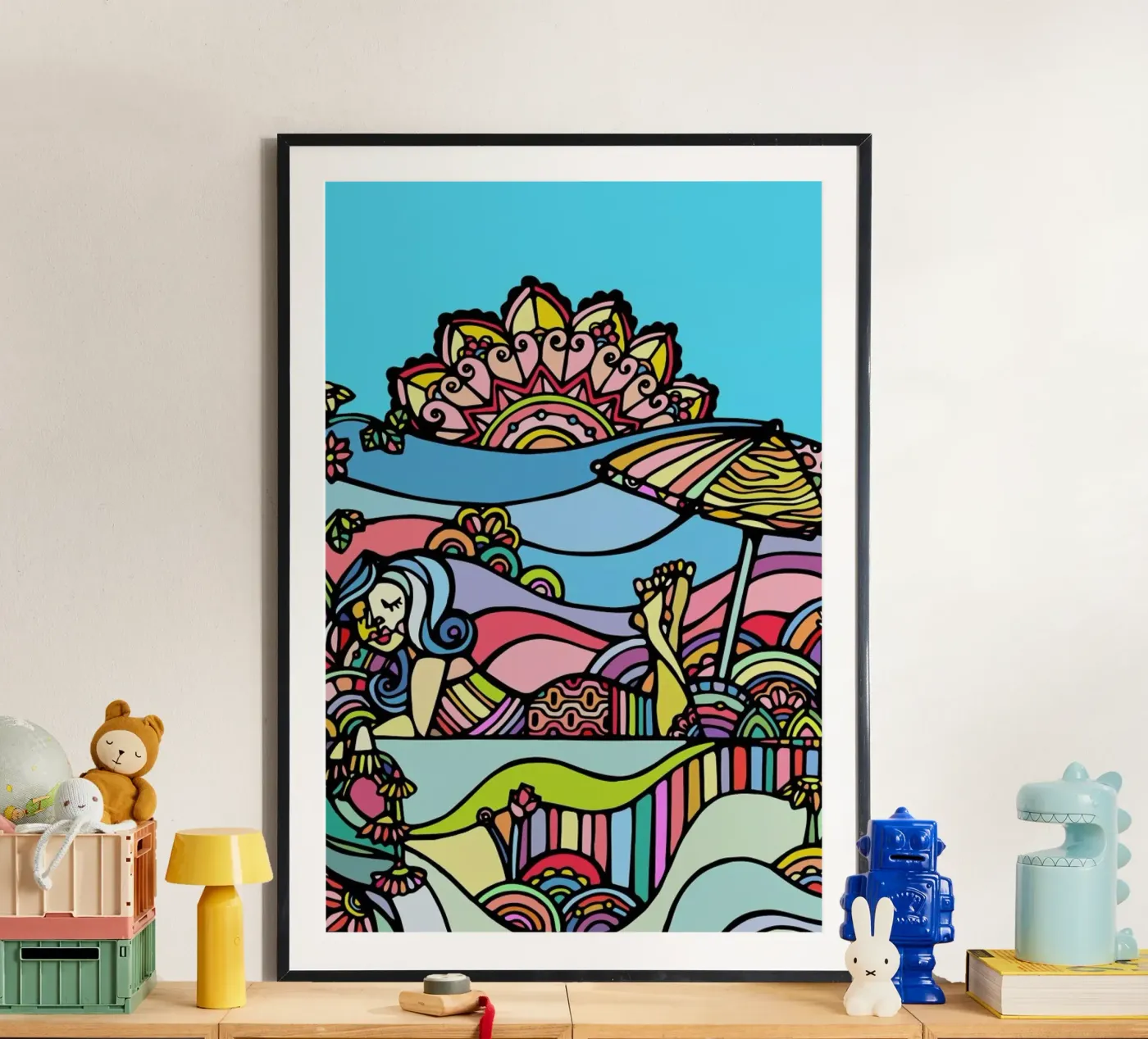 The Beach poster by Ninhol