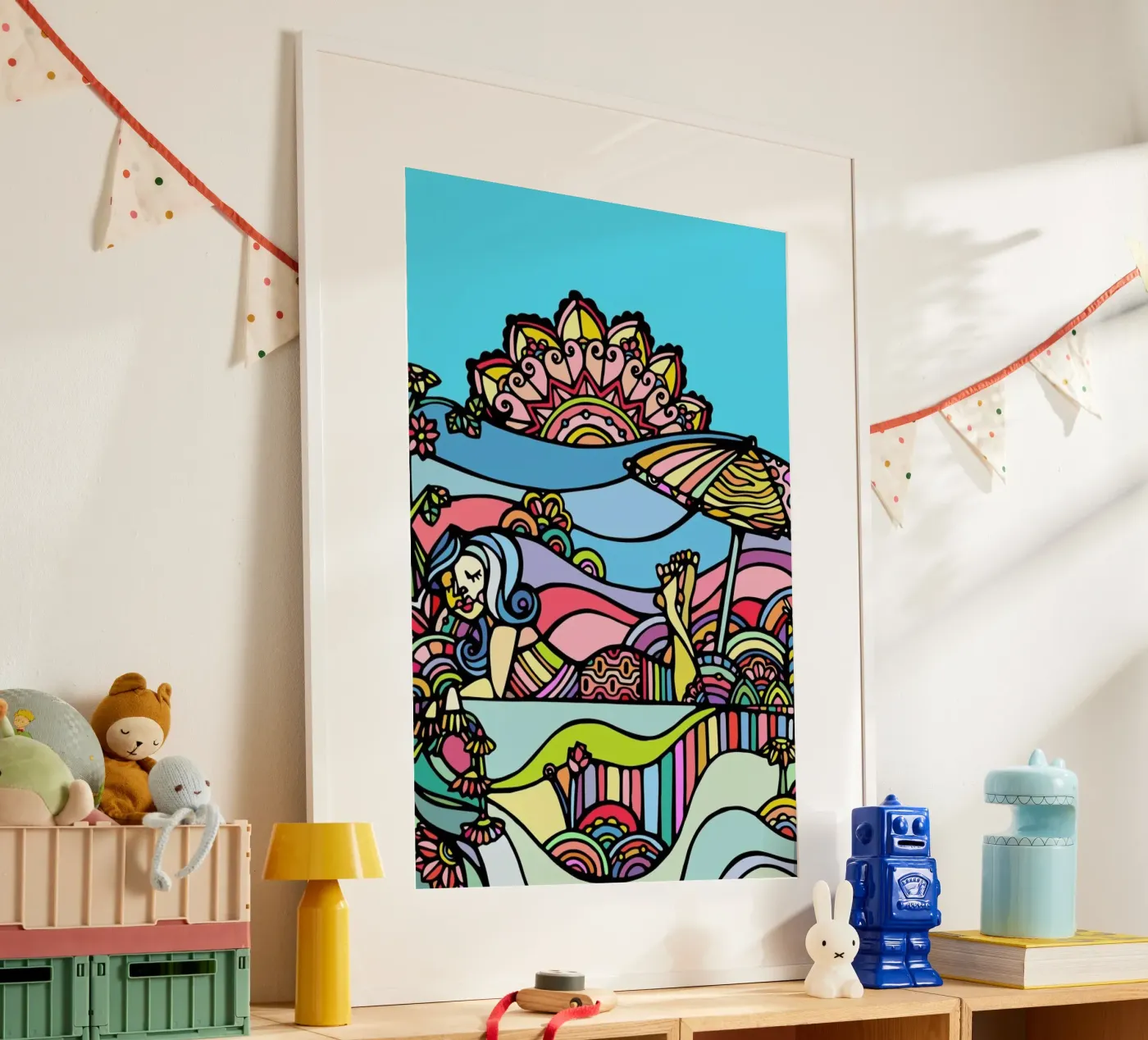 The Beach poster by Ninhol