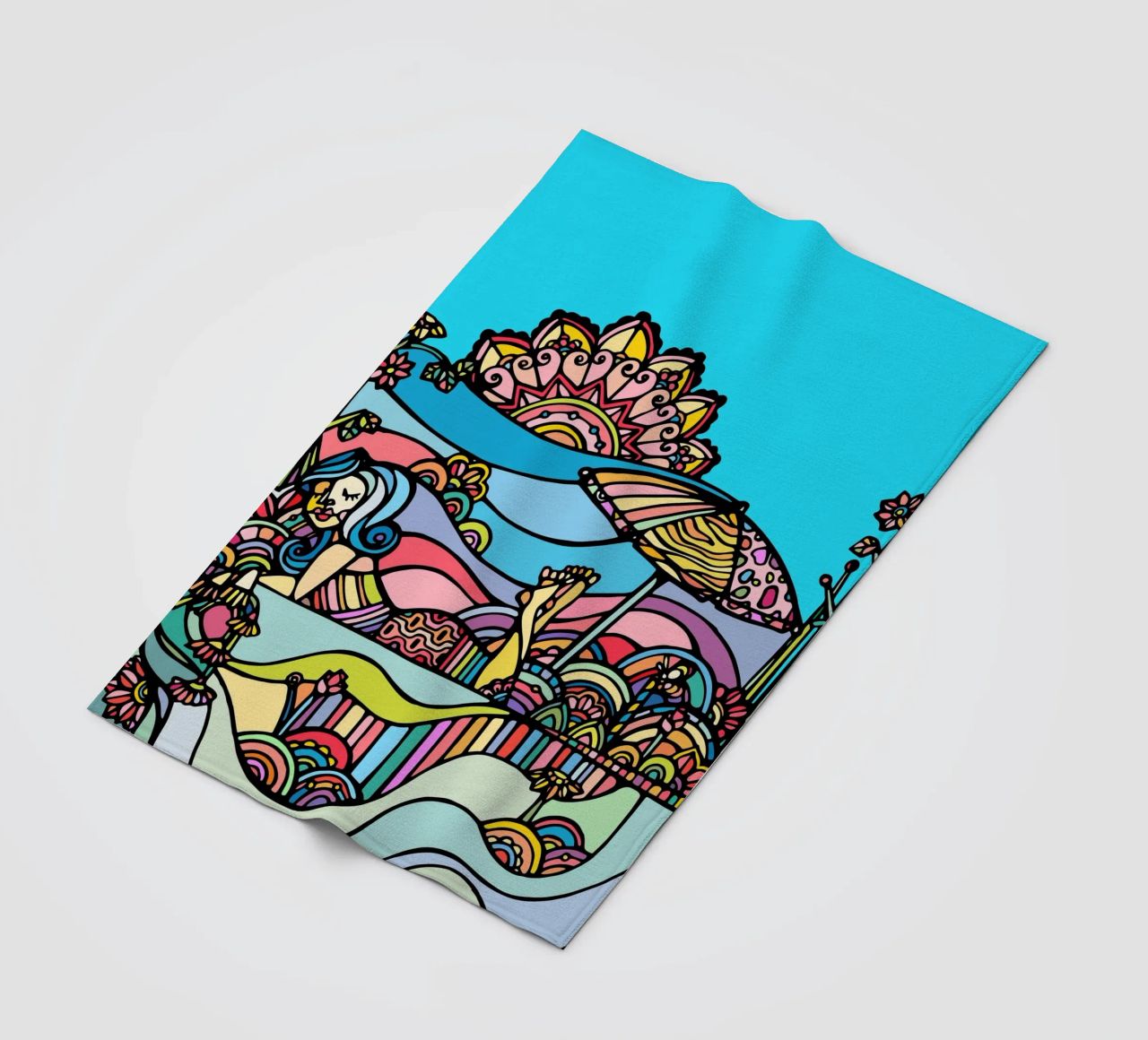 The Beach coperta in pile da Ninhol