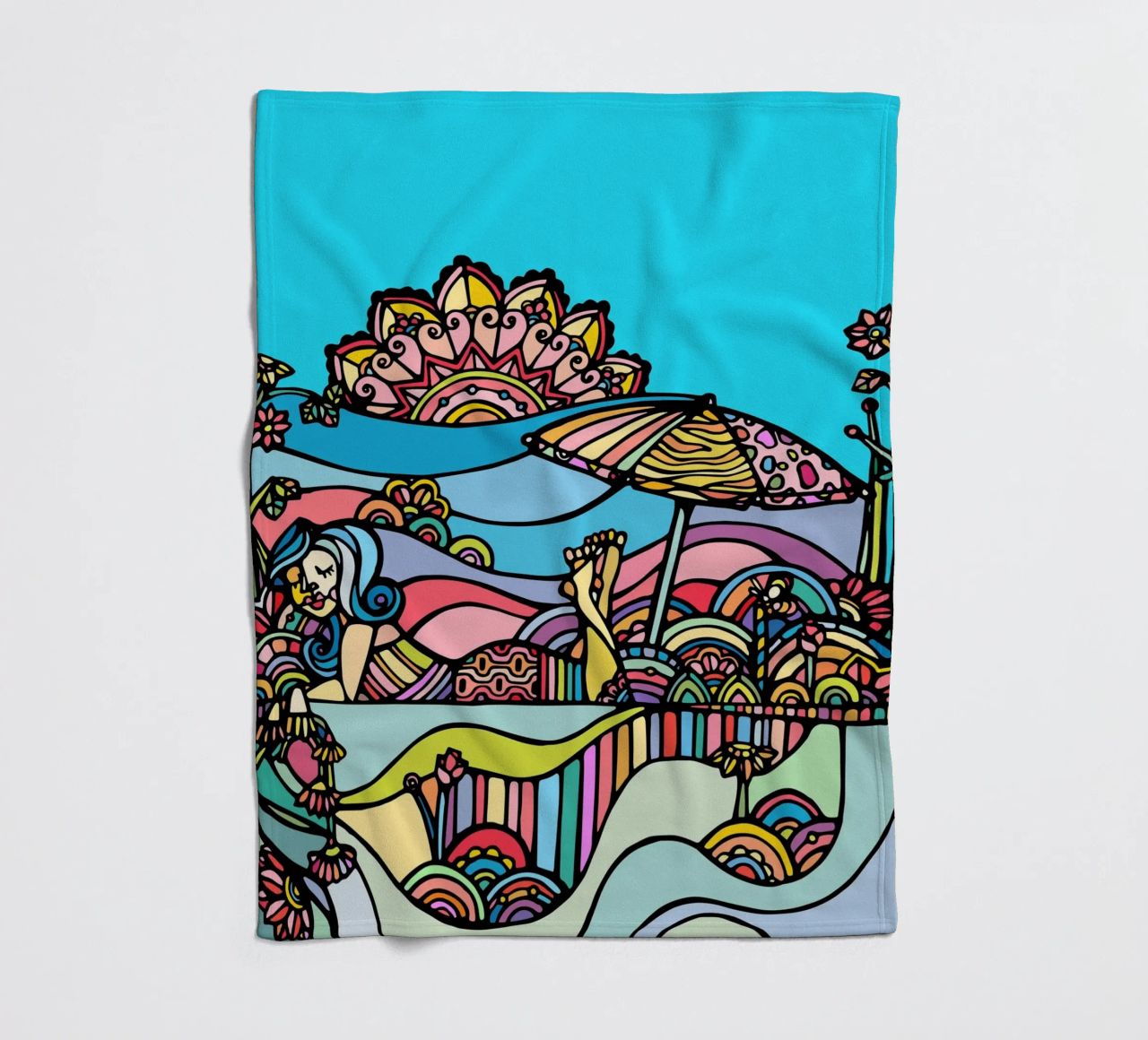 The Beach coperta in pile da Ninhol