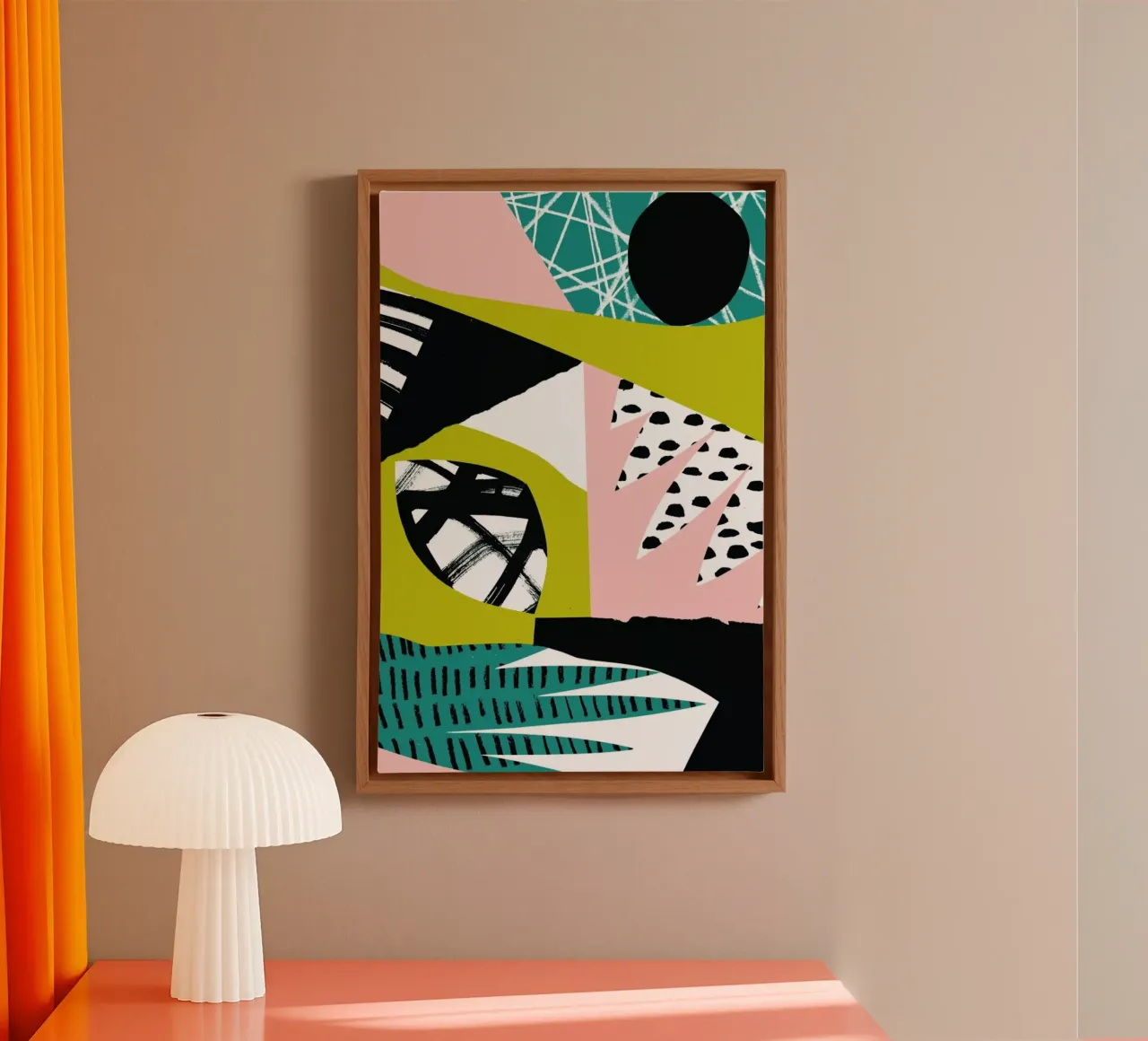 Serenity tela con Cornice a cassetta da Tom Abbiss Smith