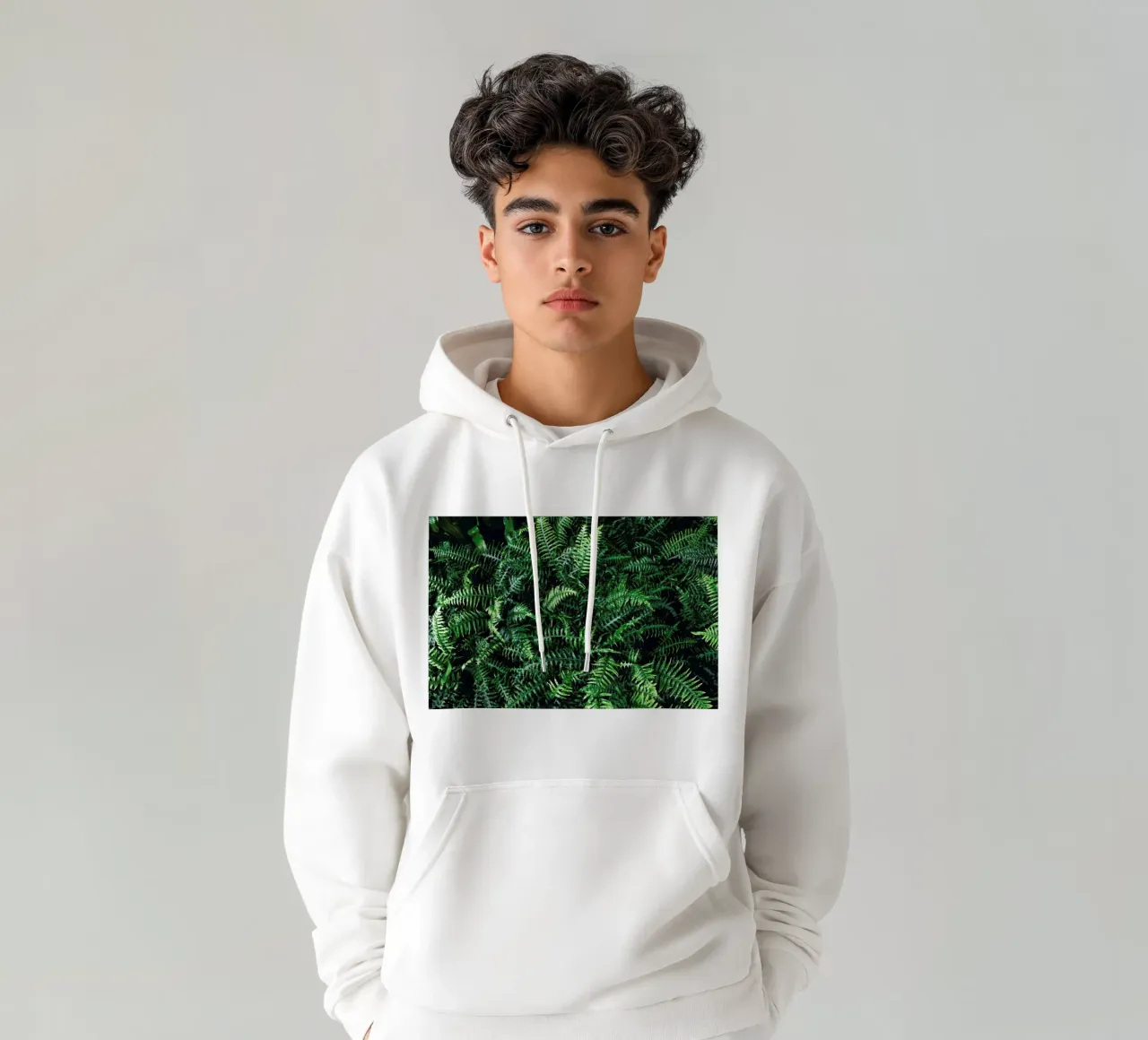 Leaves I felpa con cappuccio da Elena Veronese