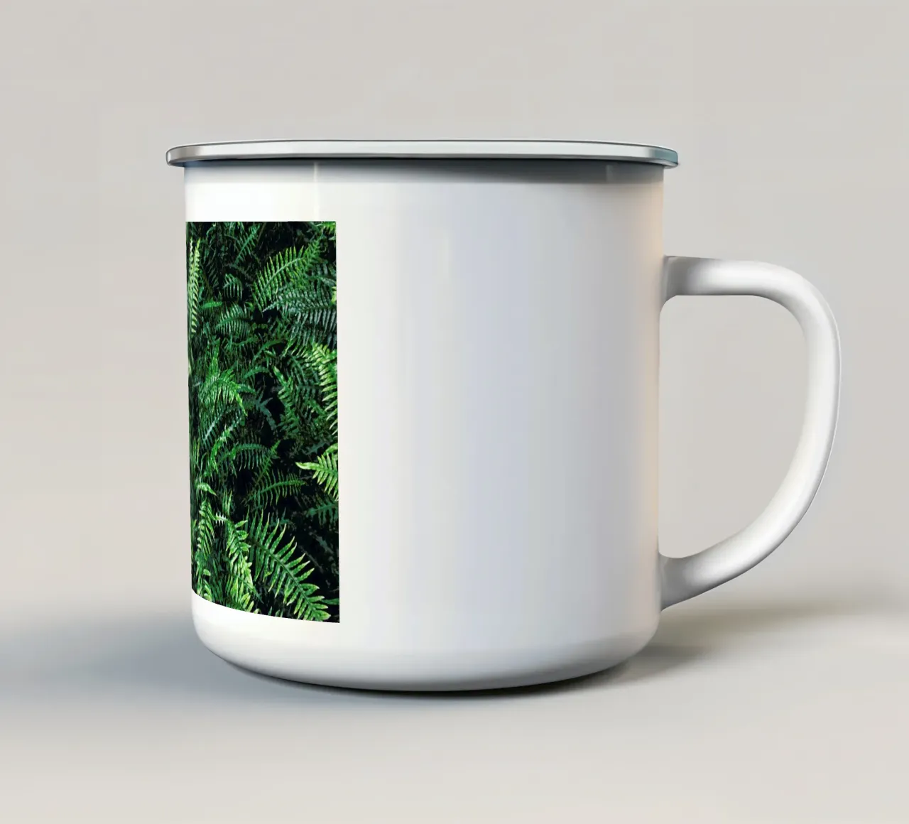 Leaves I tazza in smalto da Elena Veronese