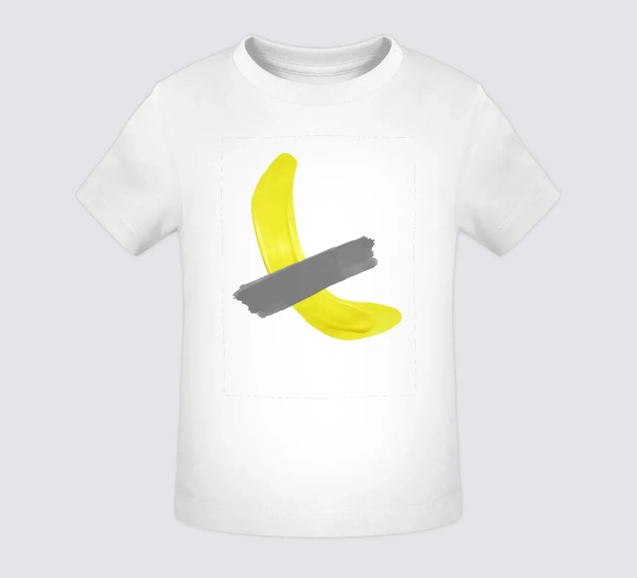 Banana on tape maglietta neonato da LisaArtes