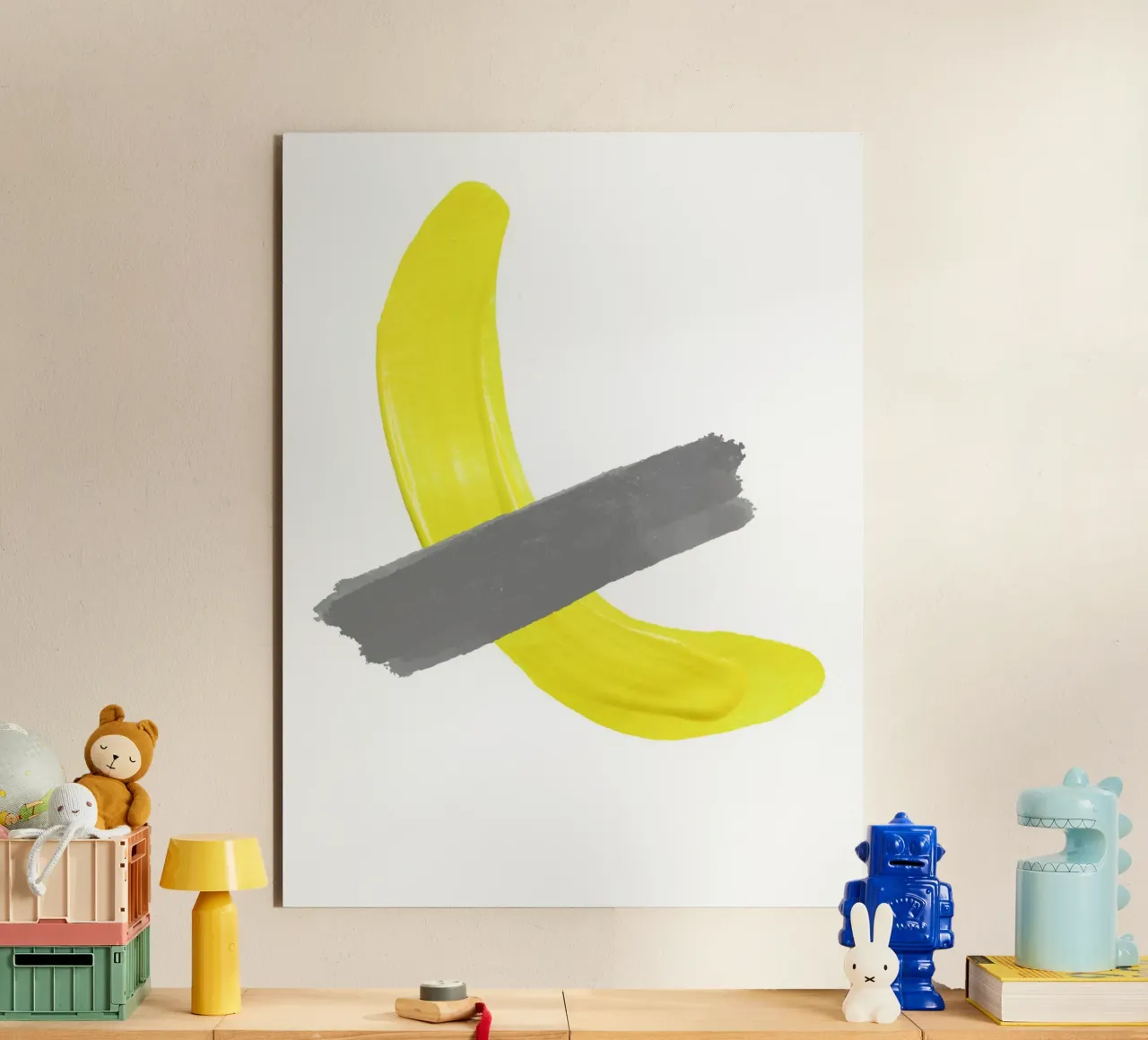 Banana on tape alluminio dibond da LisaArtes
