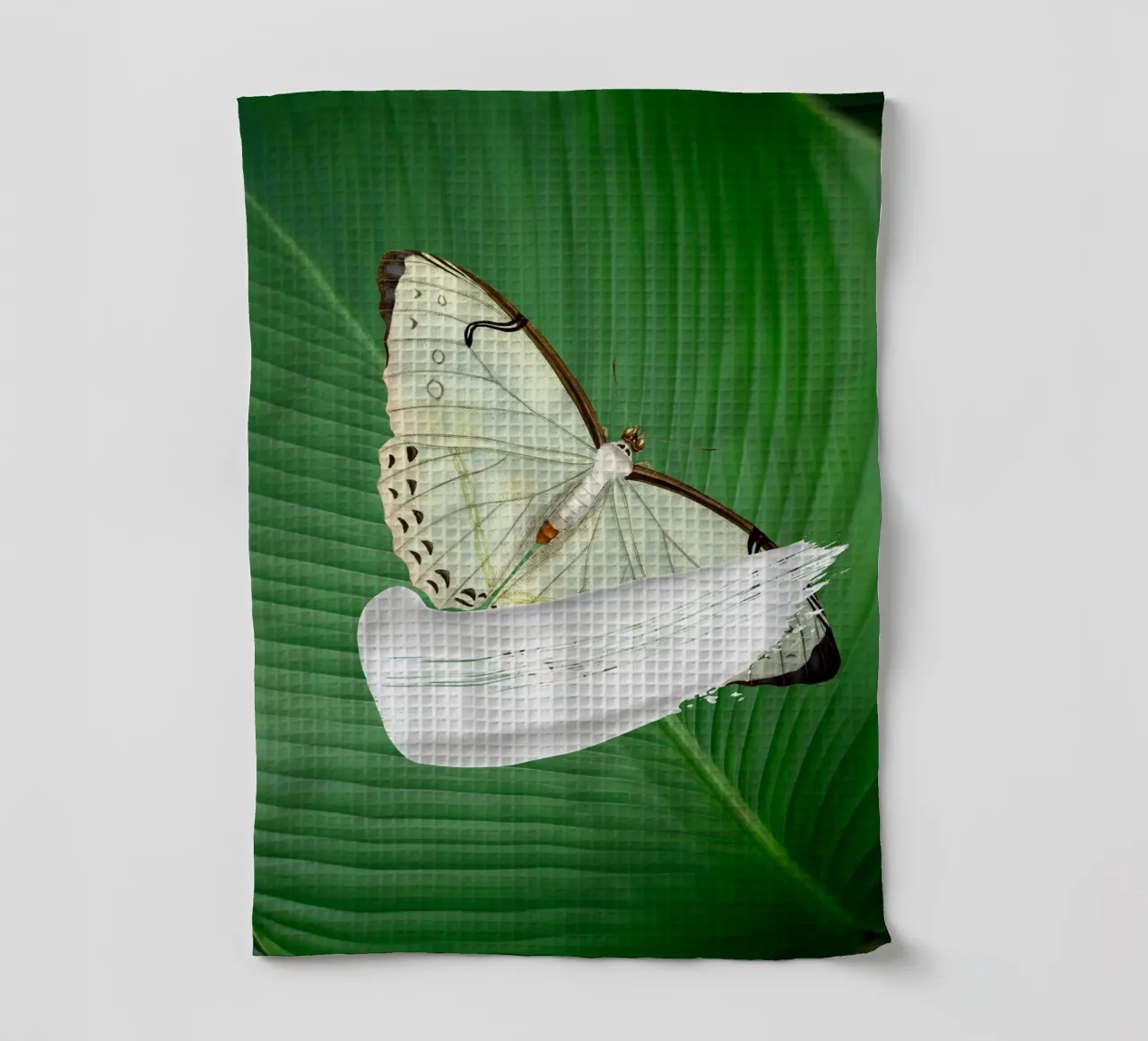 Butterfly on the leaf canovaccio da cucina da LisaArtes