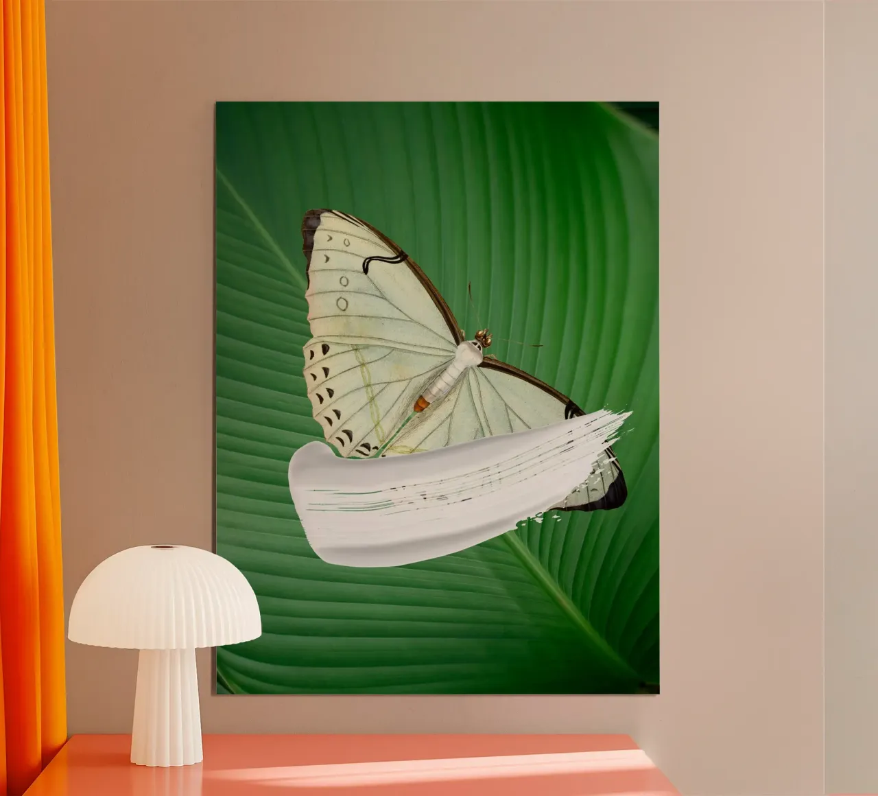Butterfly on the leaf carta hahnemühle da LisaArtes