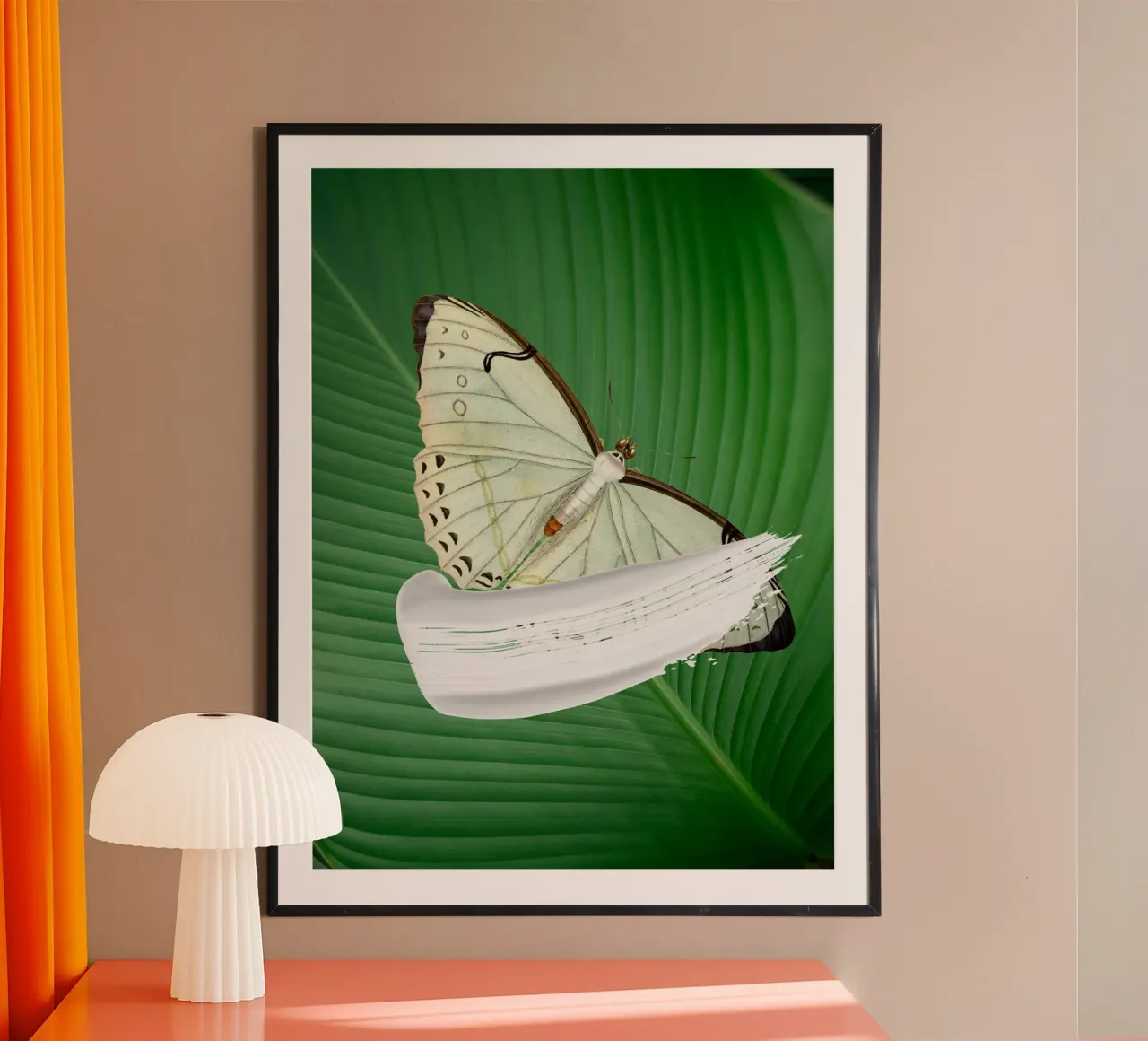 Butterfly on the leaf carta hahnemühle da LisaArtes