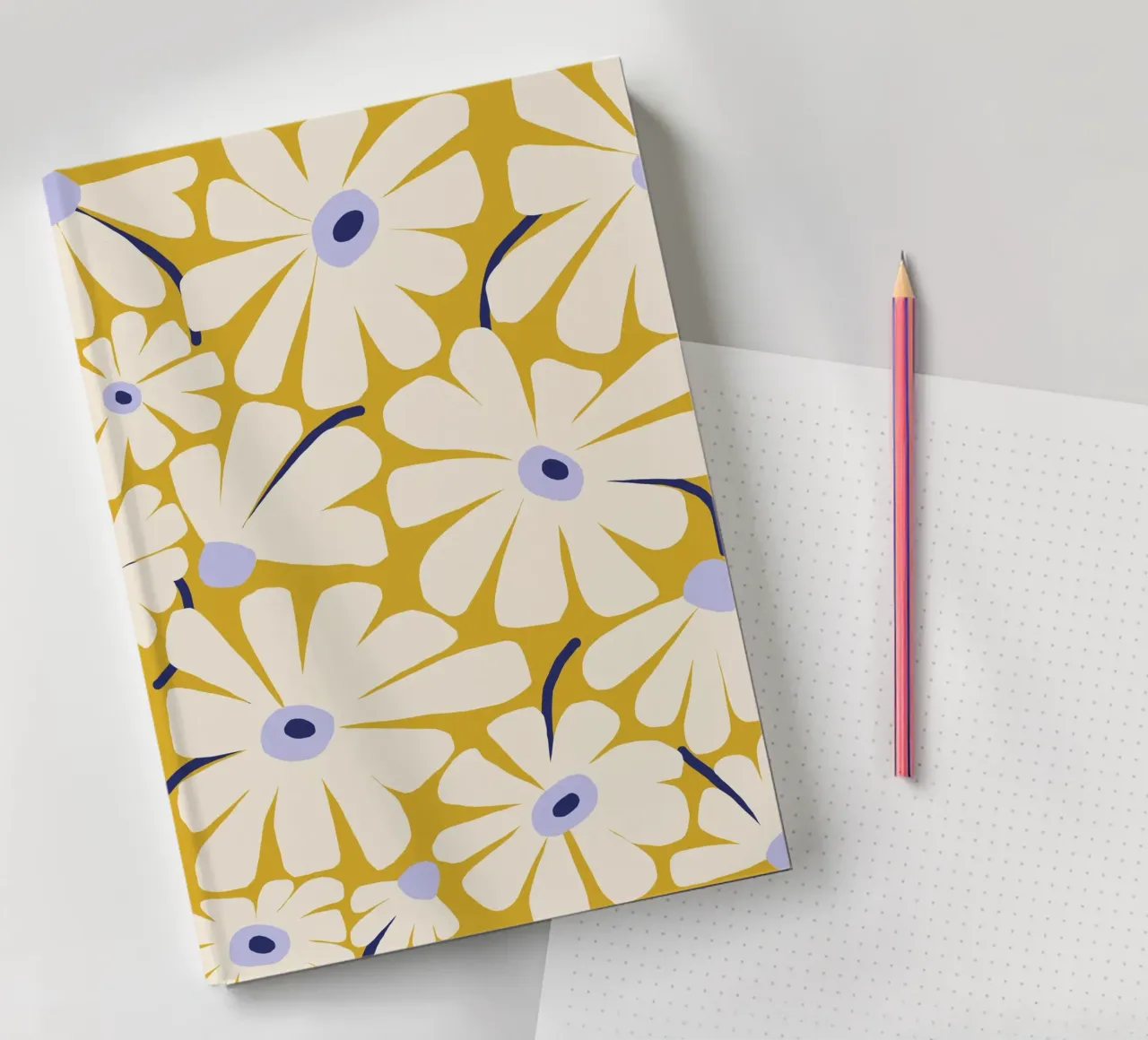 Daisy Fresh - jaune carnet de notes de Gale Switzer