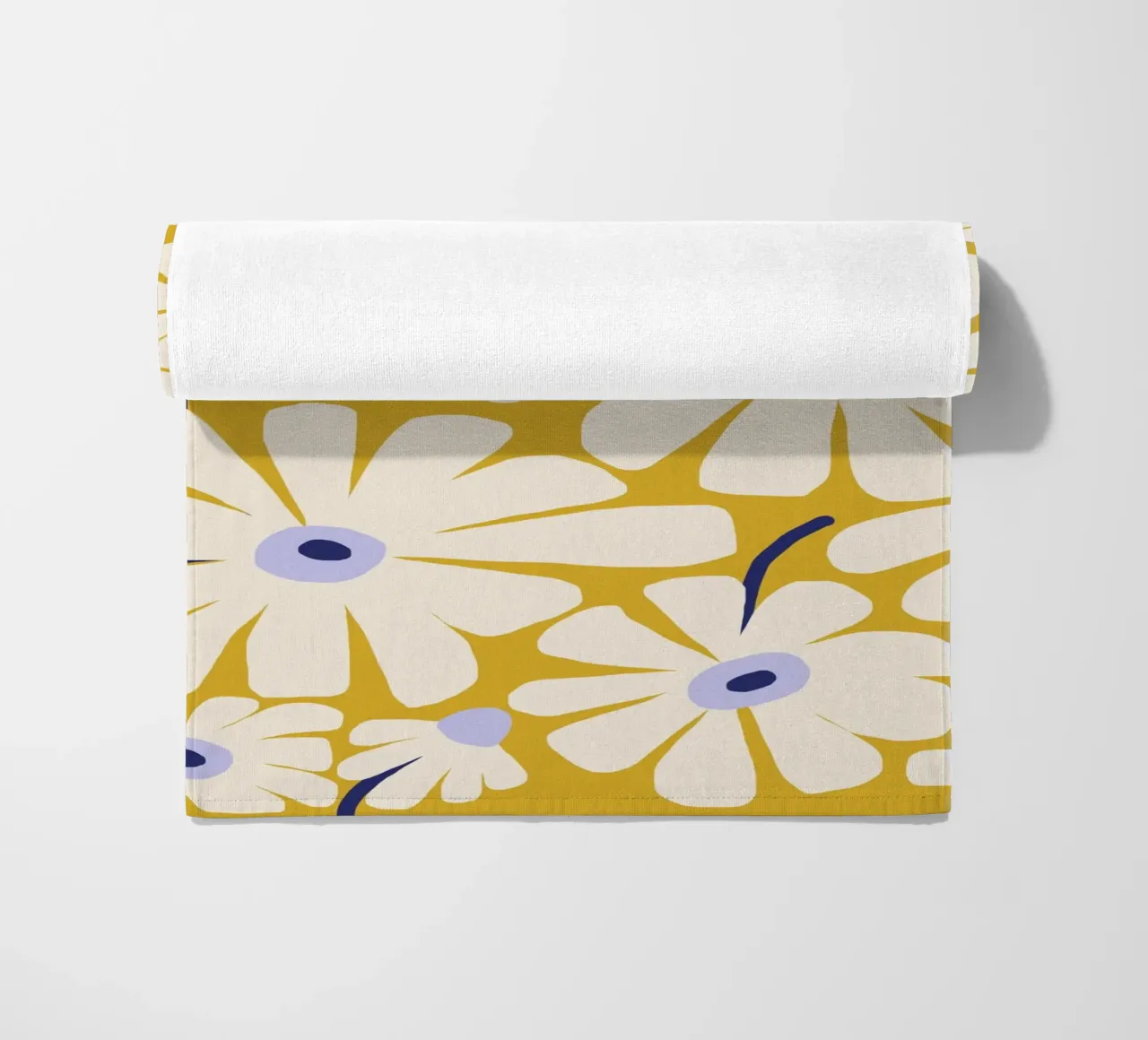 Daisy Fresh - jaune serviette de plage de Gale Switzer
