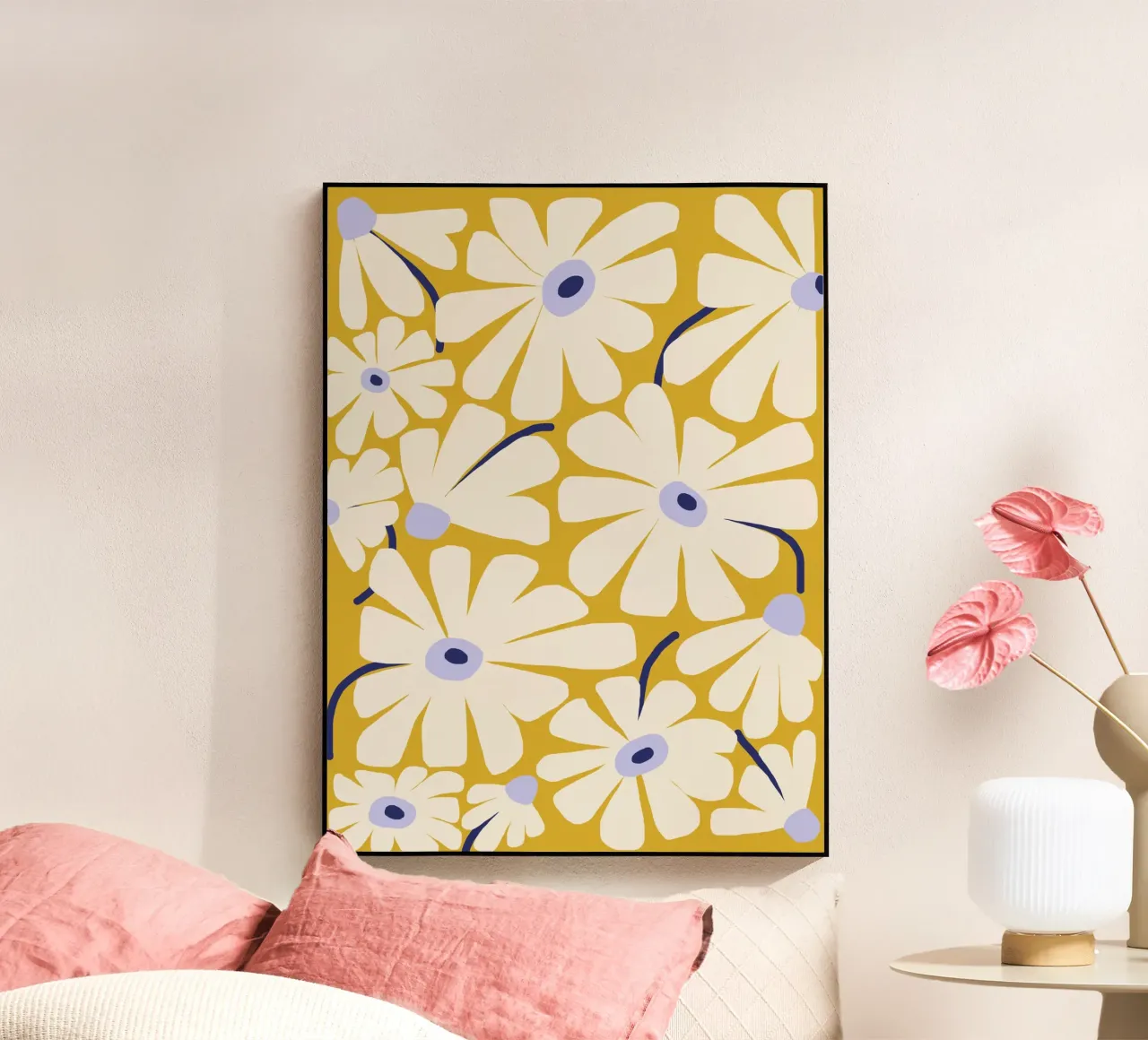 Daisy Fresh - giallo plexiglass da Gale Switzer