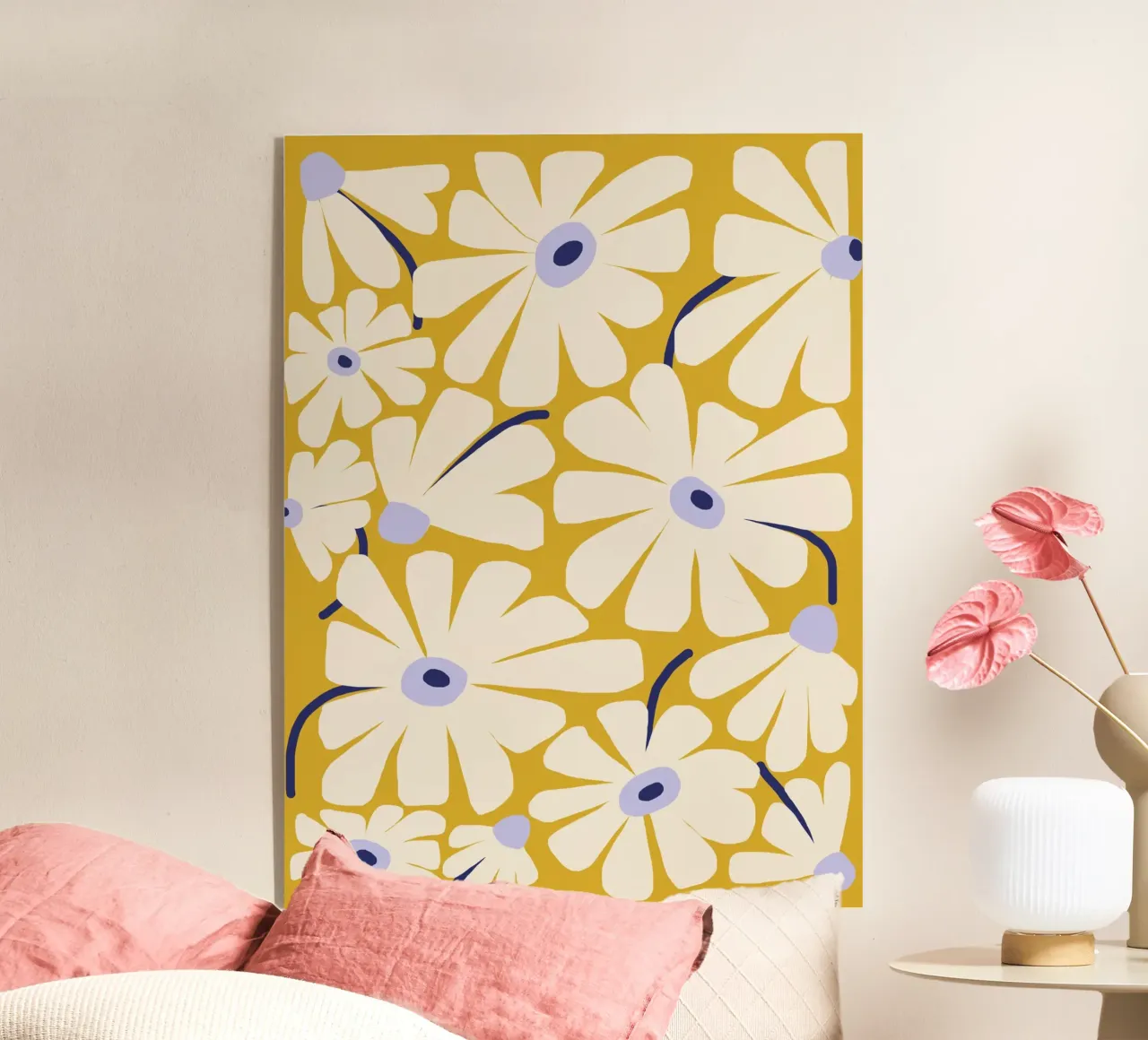 Daisy Fresh - giallo plexiglass da Gale Switzer