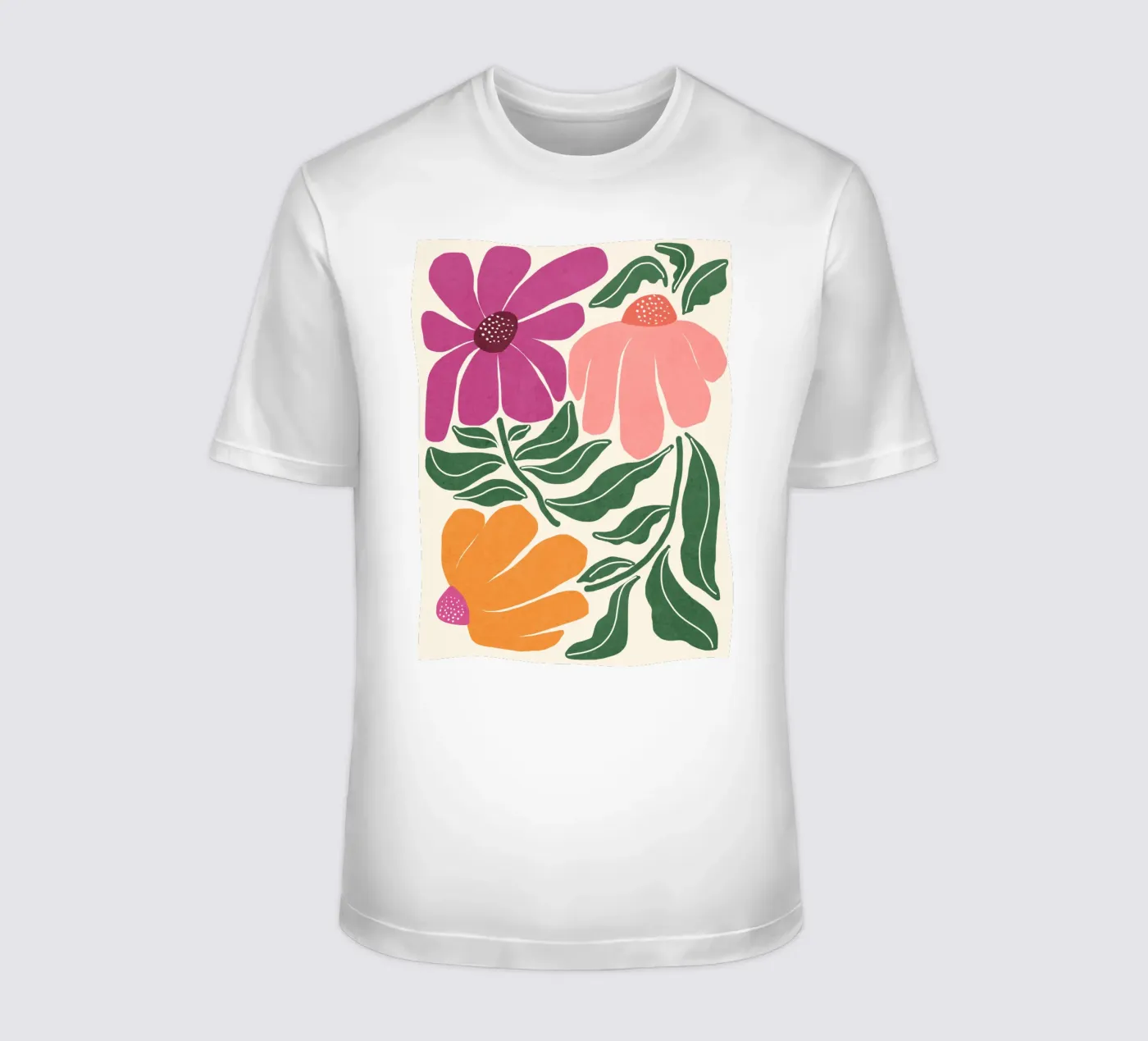 Whimsy Bloom - hell T-Shirt von Gale Switzer