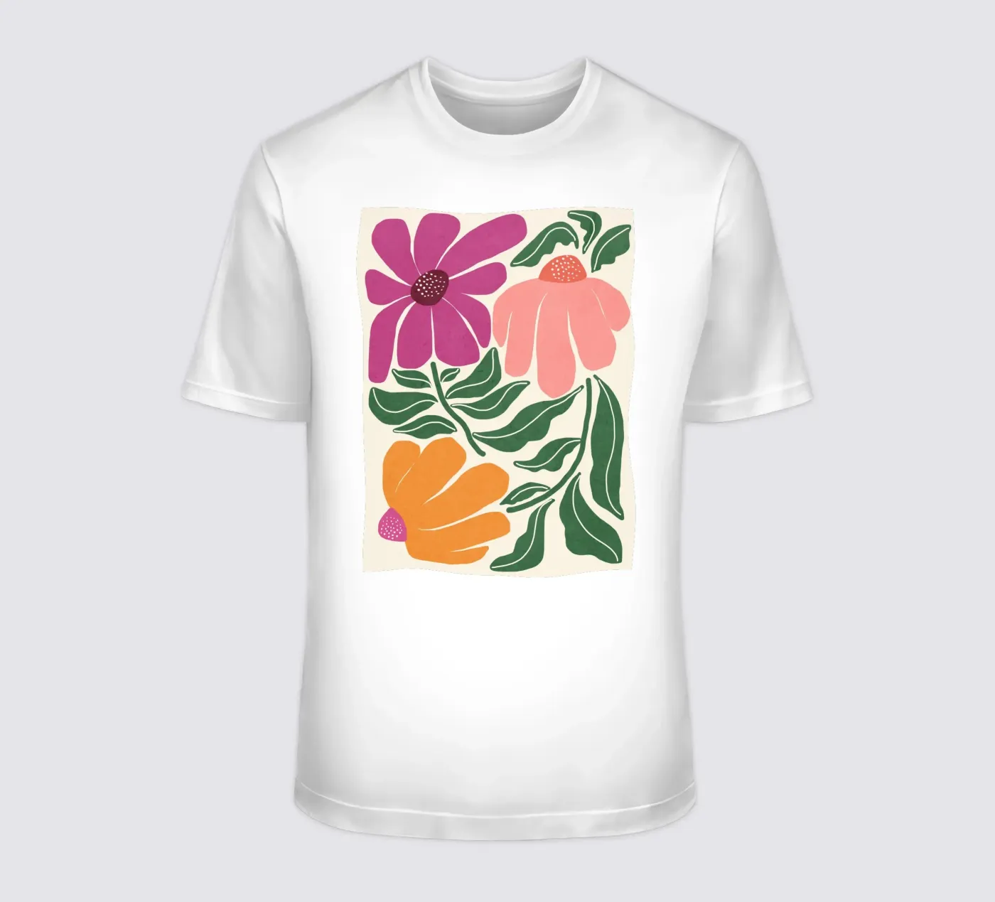 Whimsy Bloom - hell T-Shirt von Gale Switzer