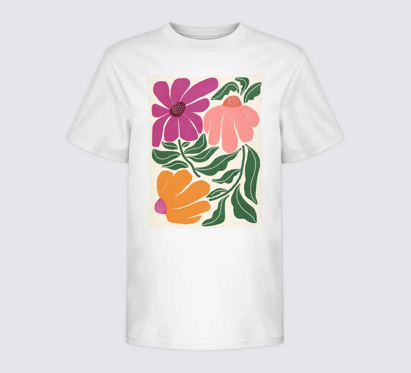 Whimsy Bloom - bright t-shirt bambini da Gale Switzer