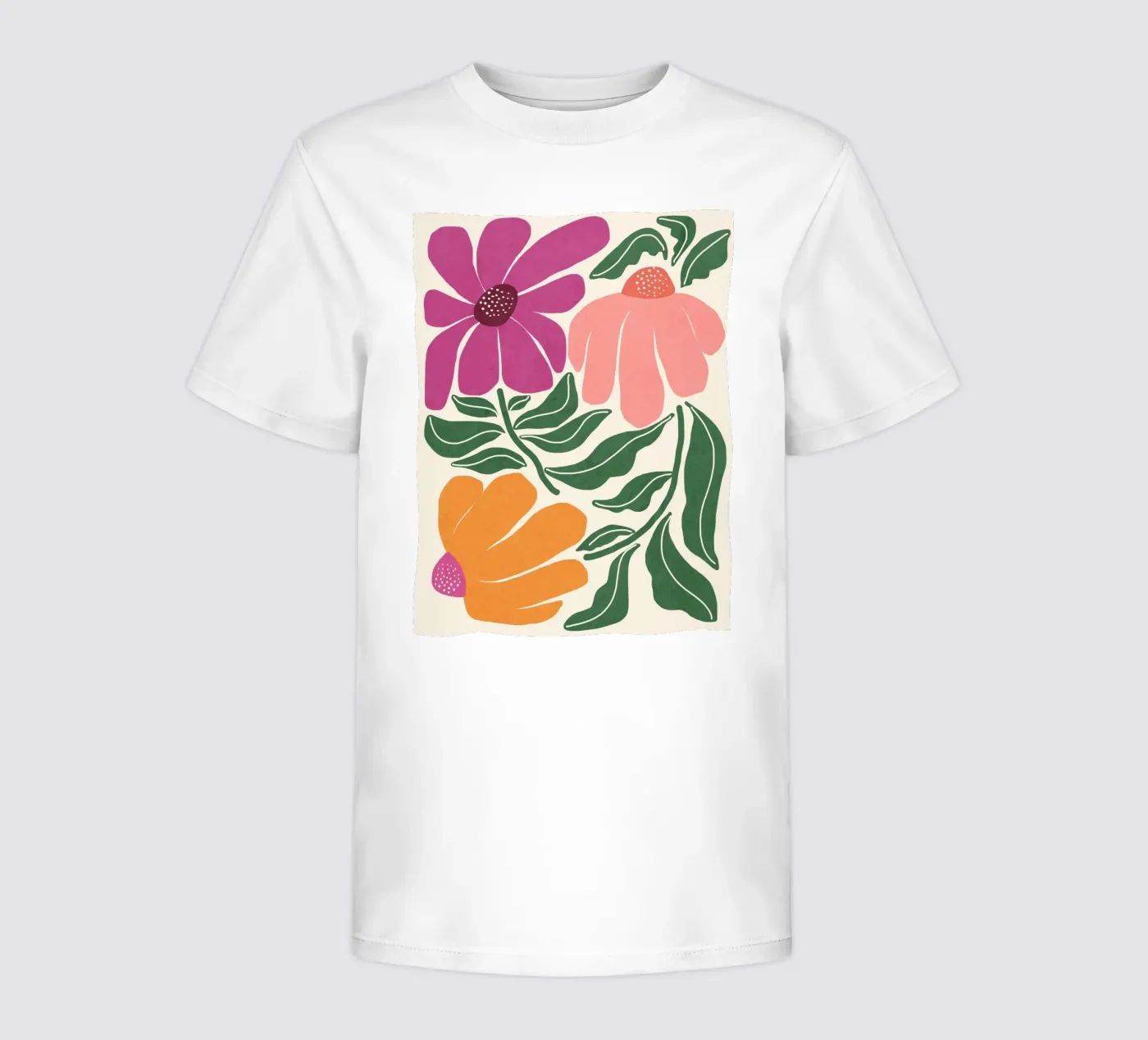 Whimsy Bloom - bright t-shirt bambini da Gale Switzer
