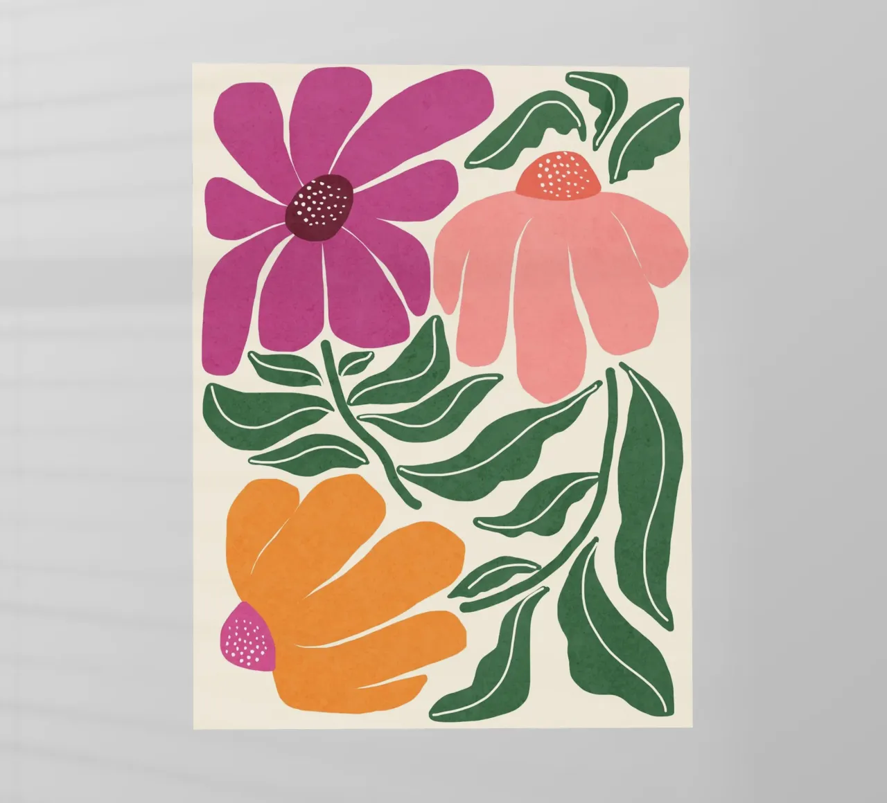 Whimsy Bloom - hell Backlit Folie von Gale Switzer